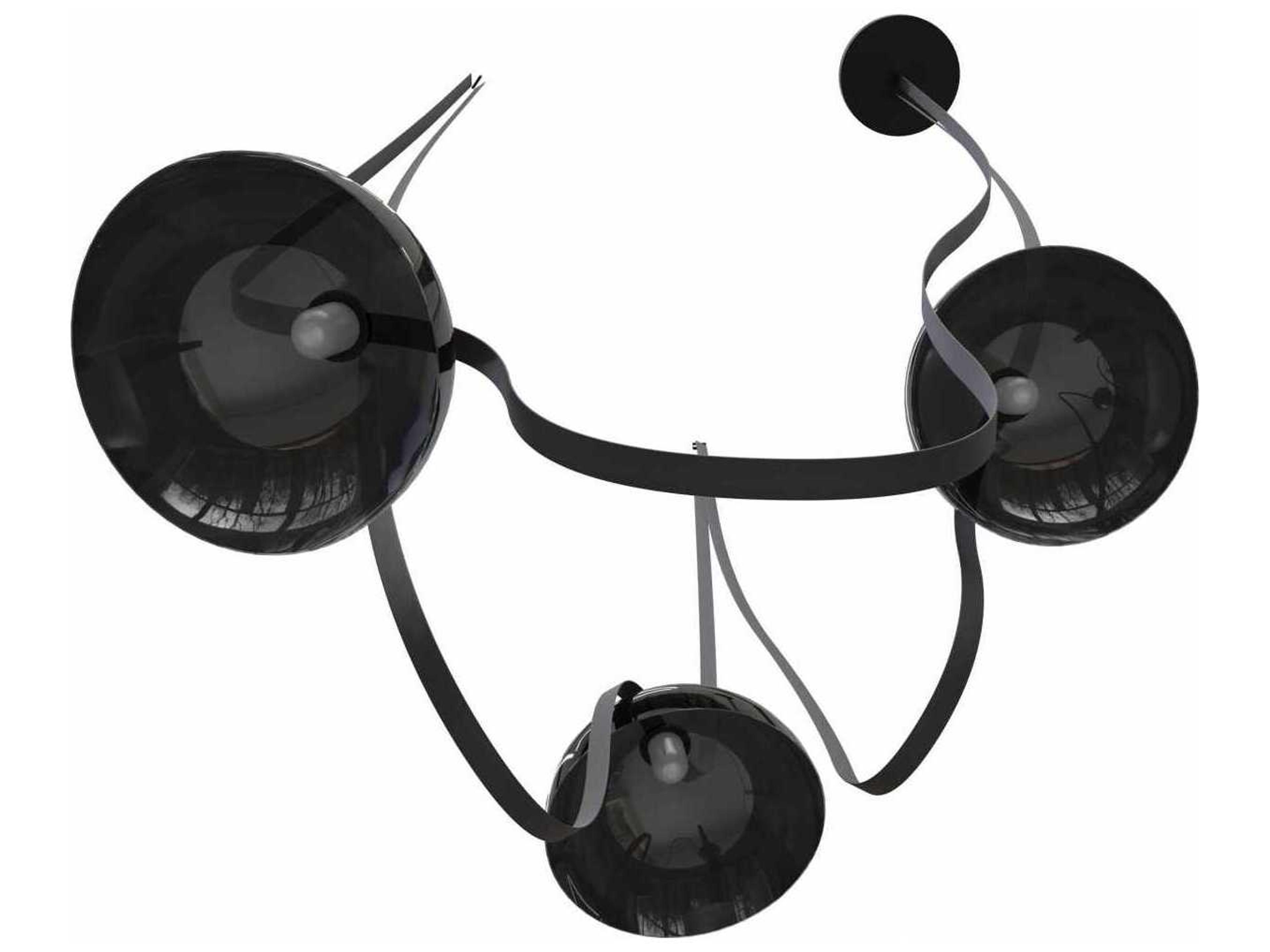 Avenue Lighting Fremont 3-Light Black Pendant