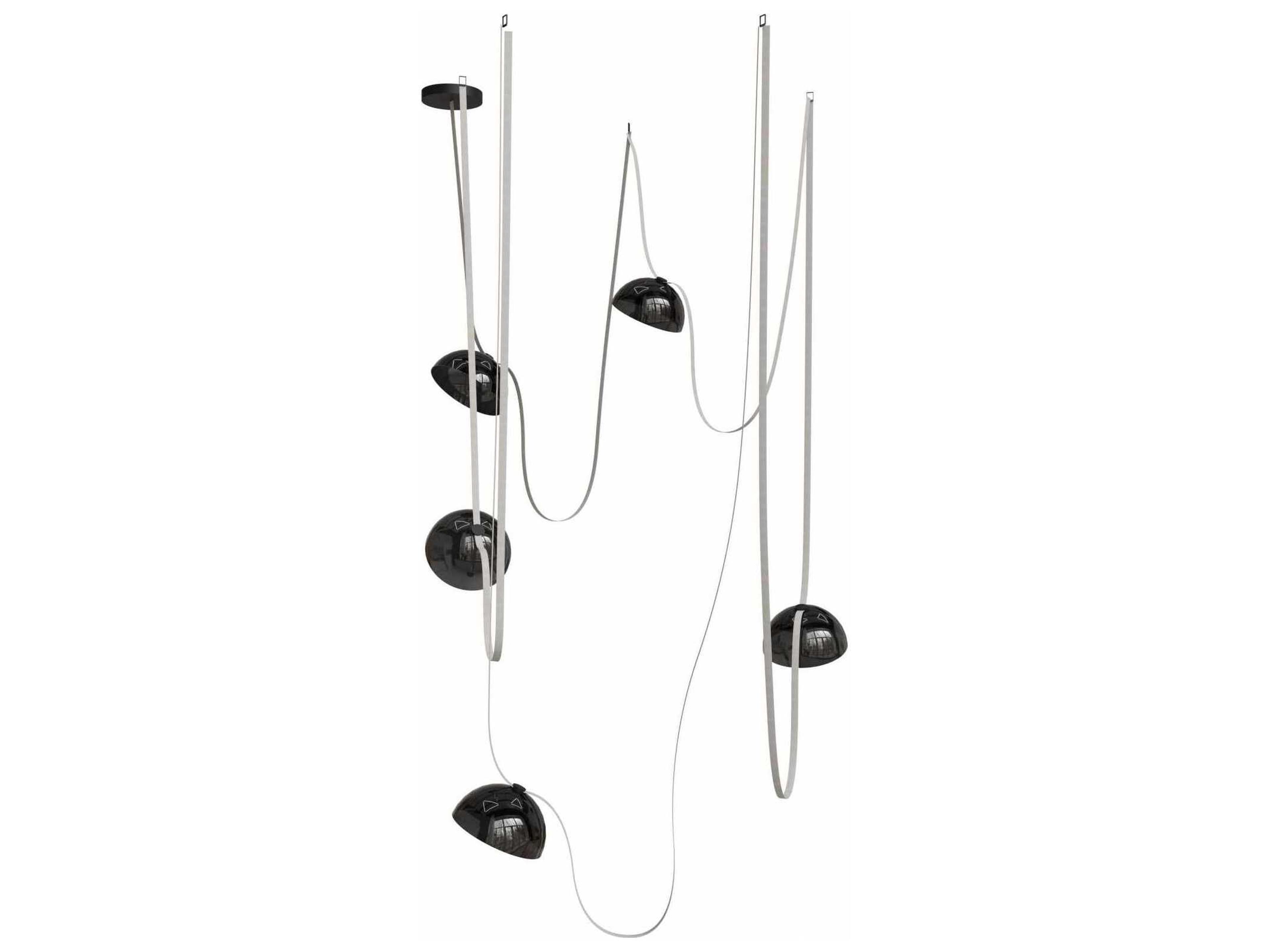 Avenue Lighting Fremont 5-Light Black Pendant