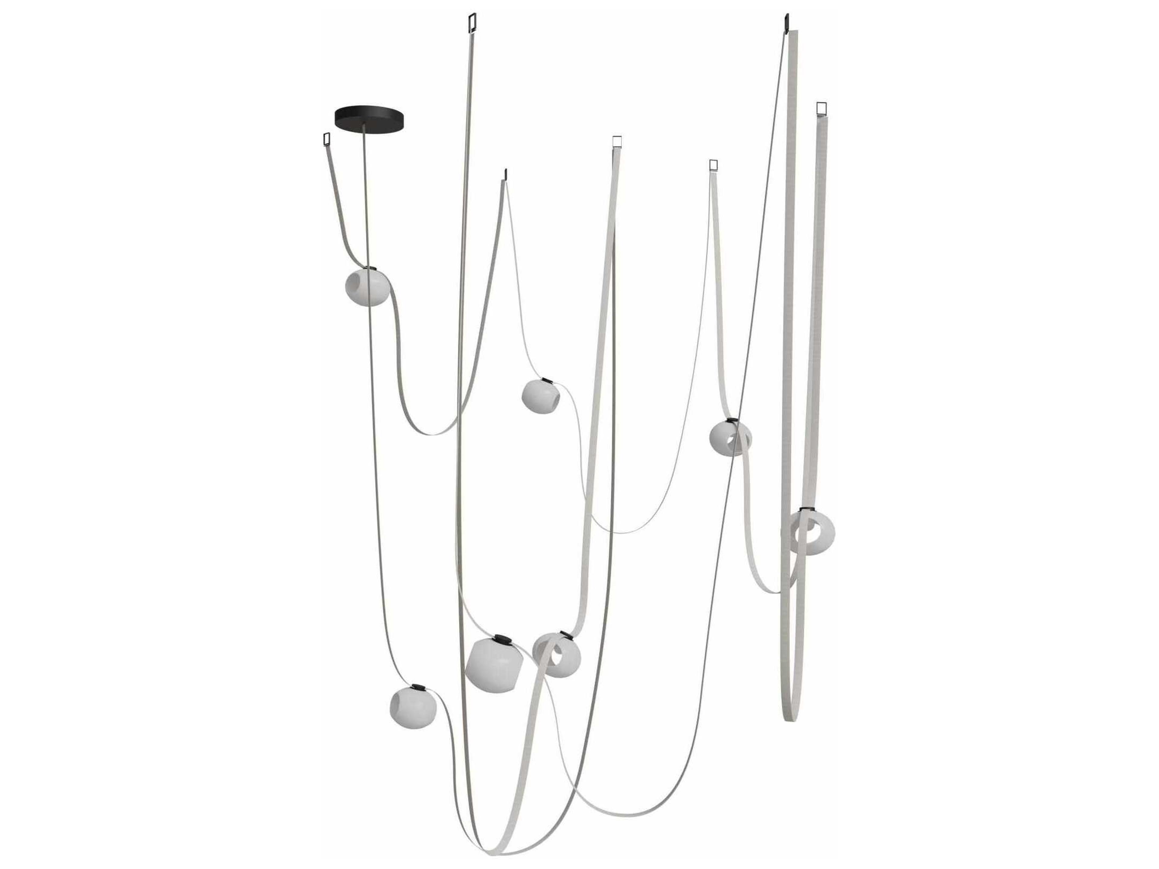 Avenue Lighting Fremont 7-Light Black Globe Pendant