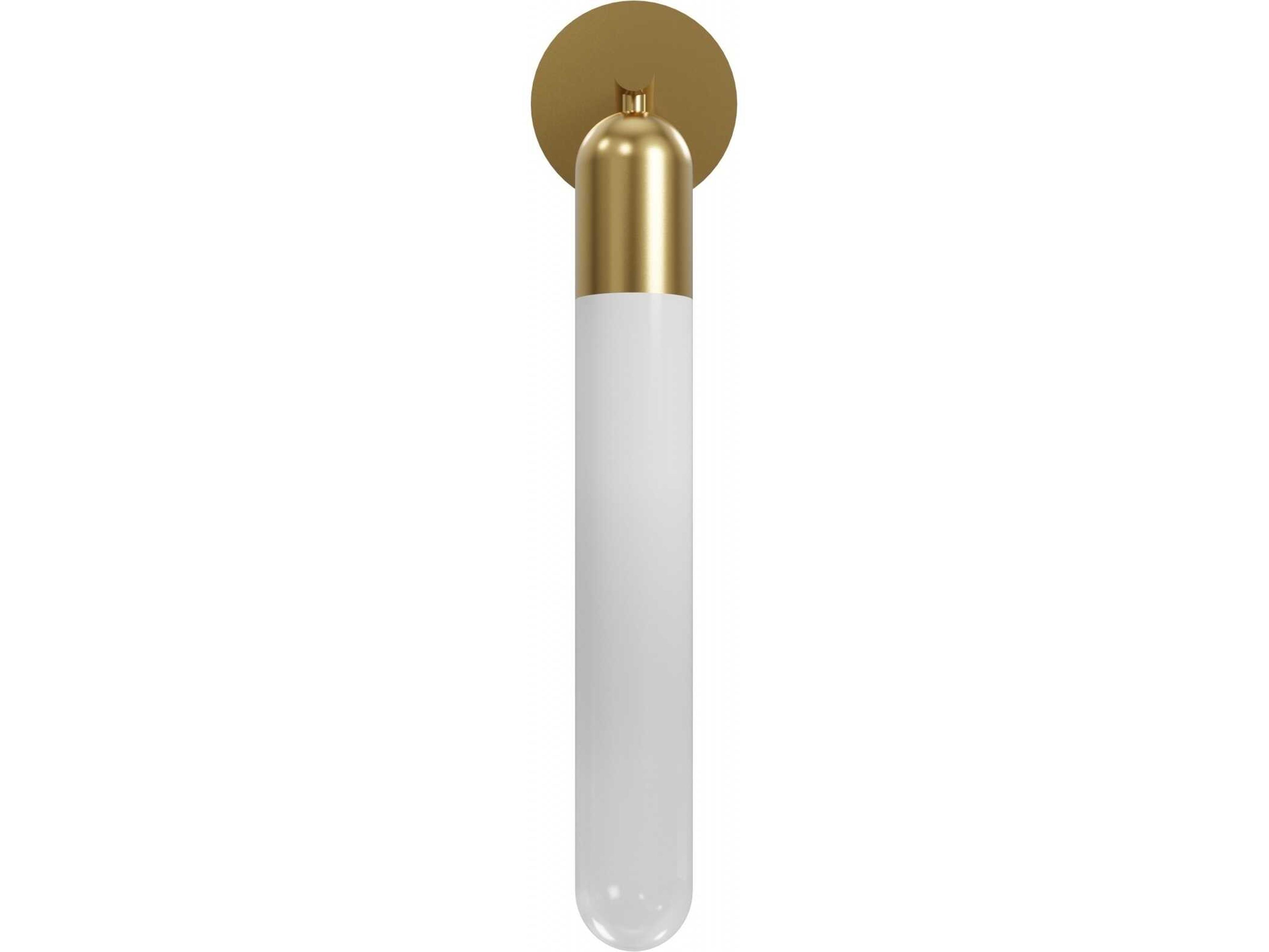 Tribeca Wall Sconce in Aged Brass Modern LED