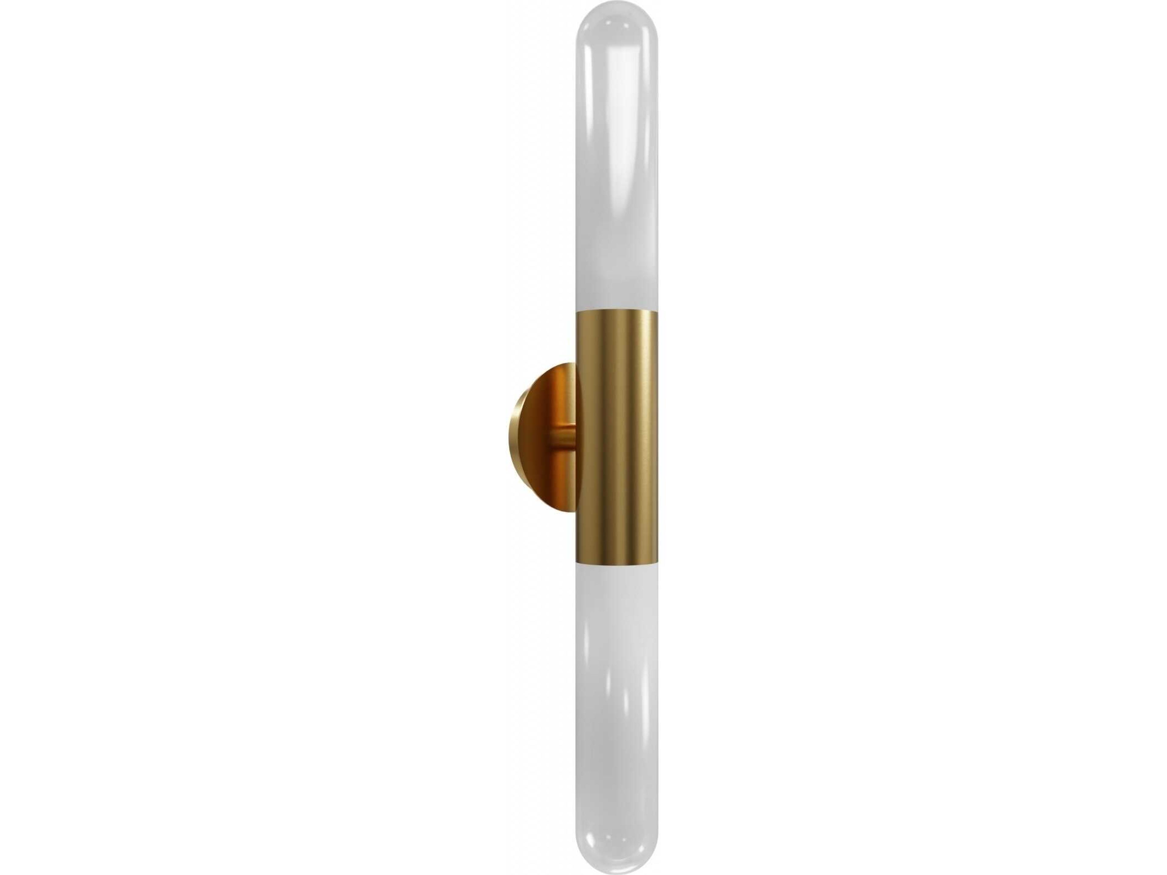 Avenue Lighting Tribeca 2-Light Aged Brass Wall Sconce