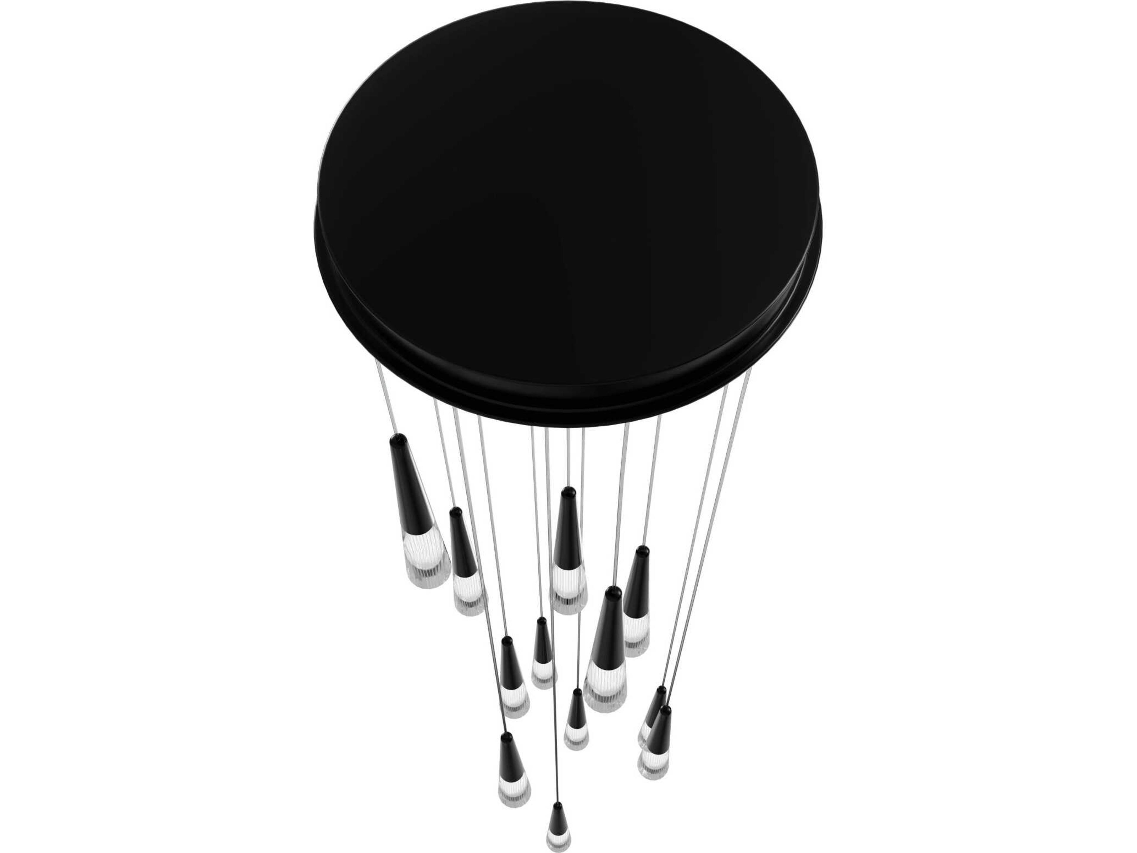 Avenue Lighting Encino 13-Light Gun Metal Gunmetal Linear Pendant