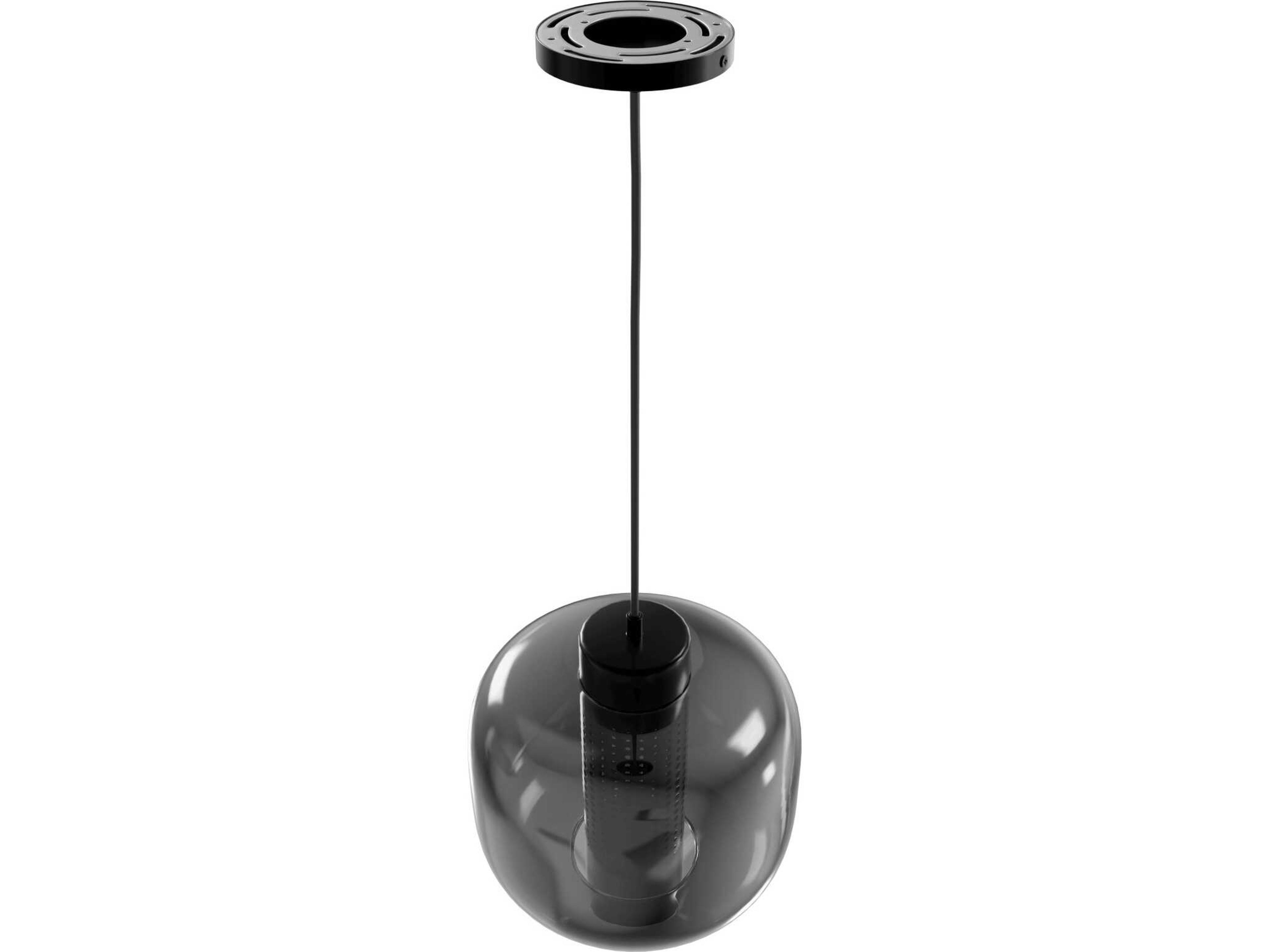 Avenue Lighting Cosmopolitan 1-Light Gun Metal Gunmetal Mini Pendant