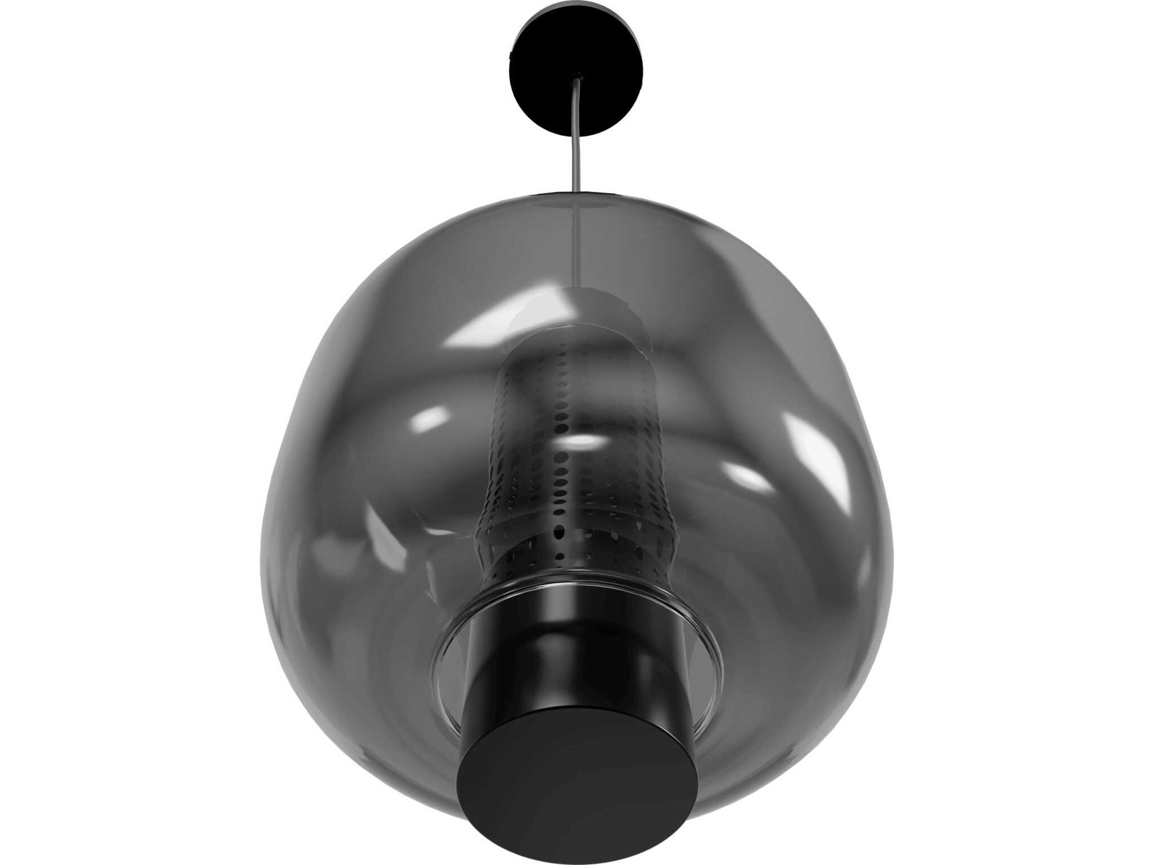Avenue Lighting Cosmopolitan 1-Light Gun Metal Gunmetal Mini Pendant