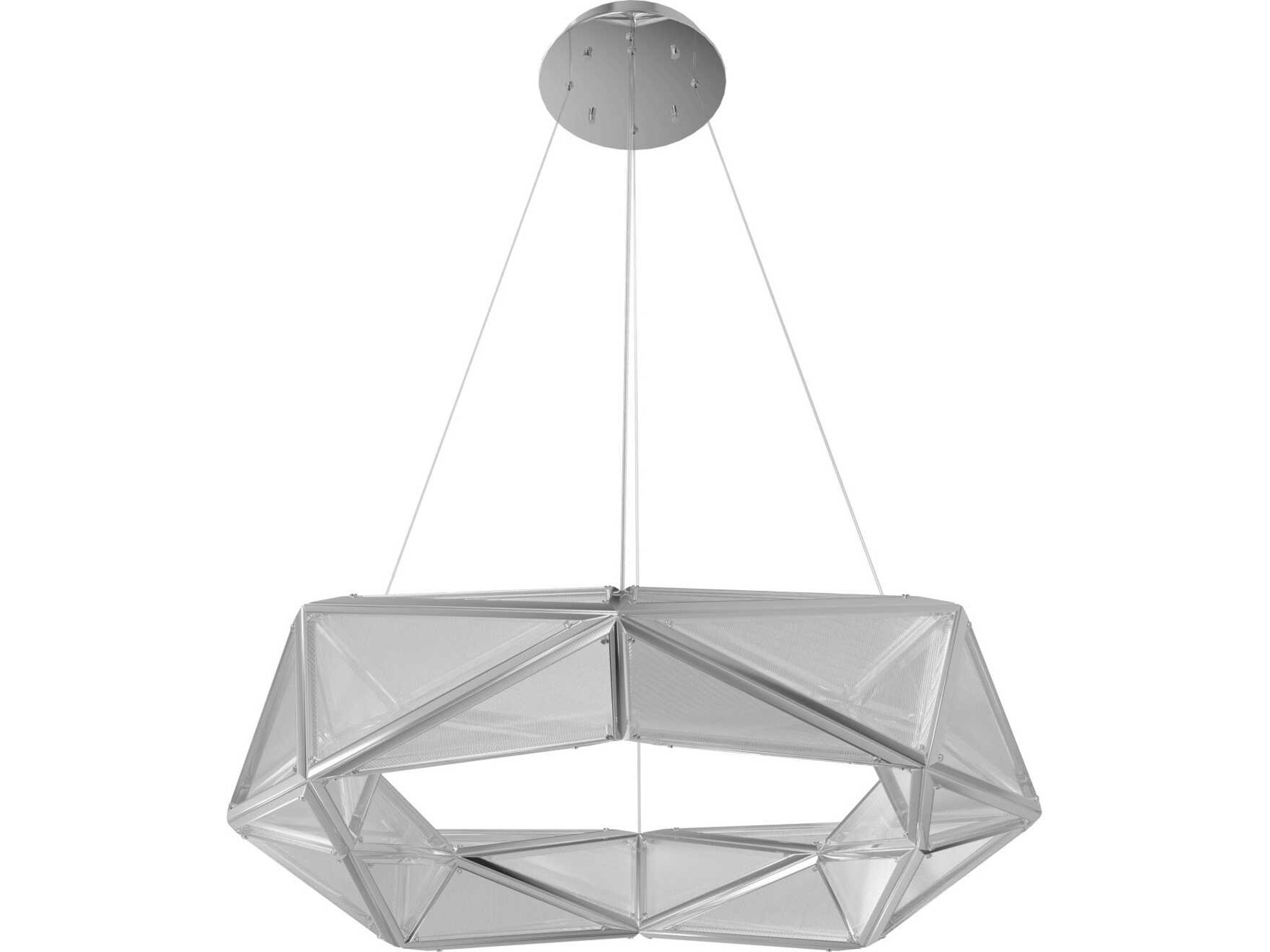 Avenue Lighting Seoul Chrome Geometric Pendant