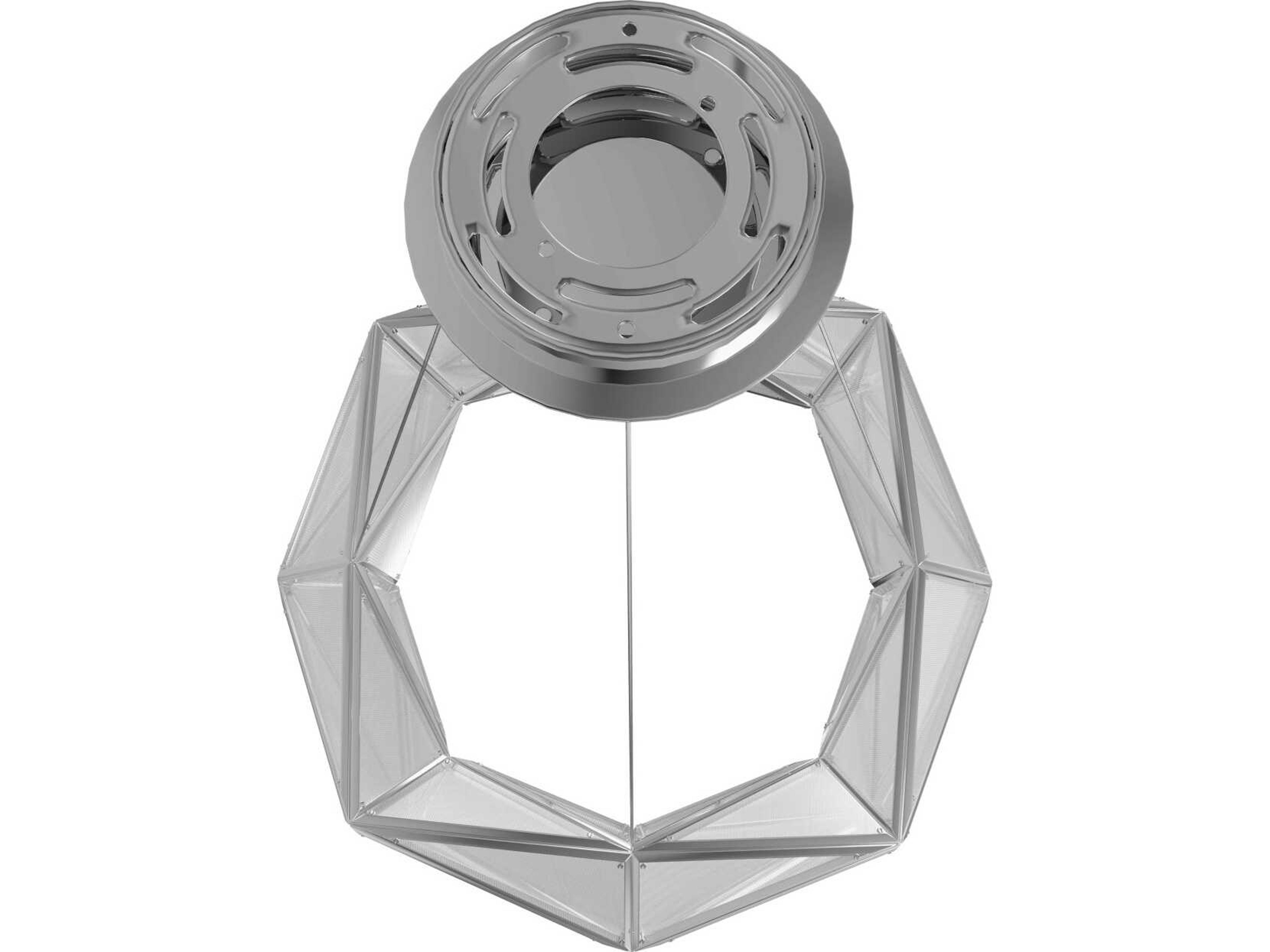 Avenue Lighting Seoul Chrome Geometric Pendant