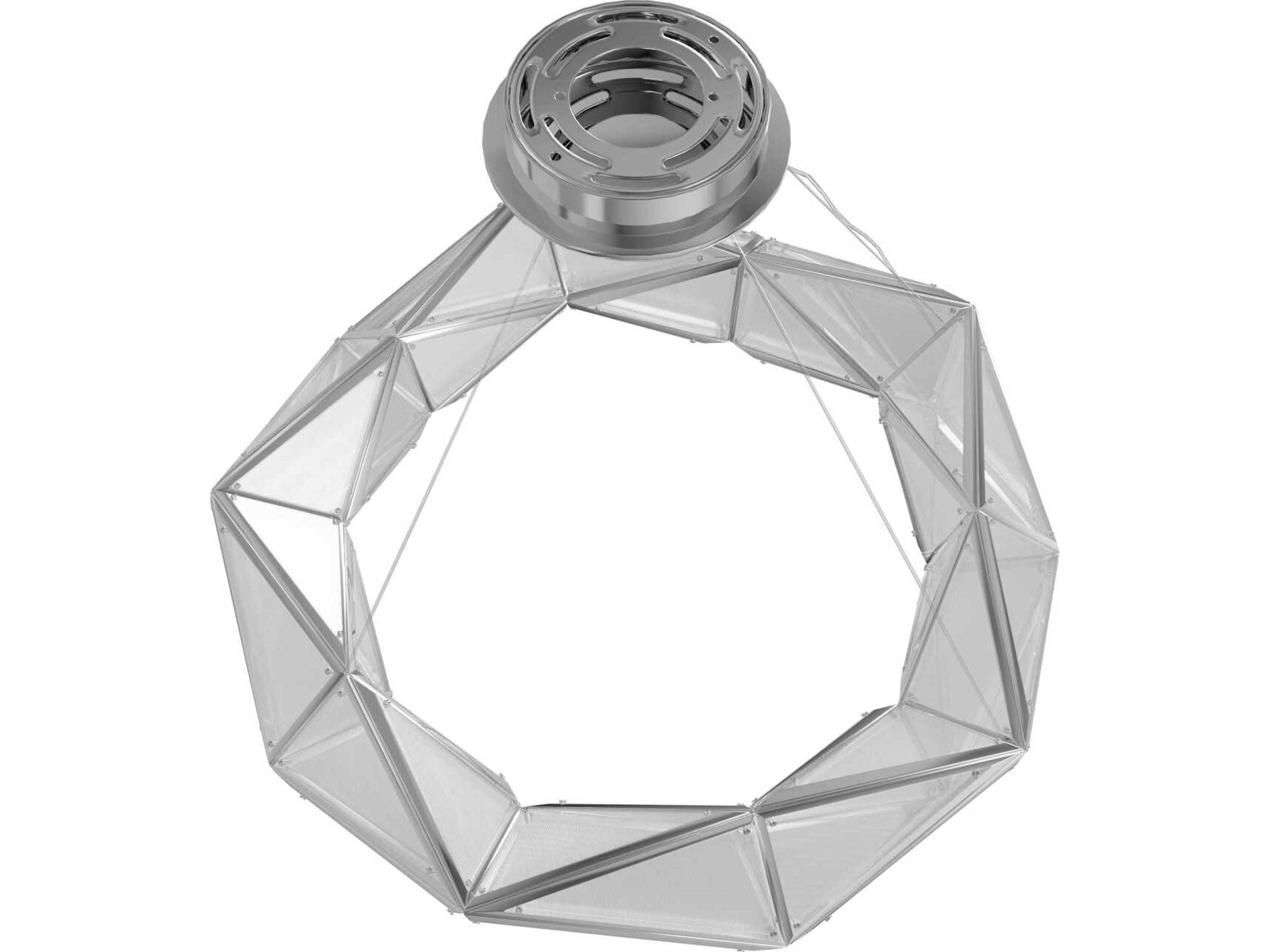 Avenue Lighting Seoul Chrome Geometric Pendant