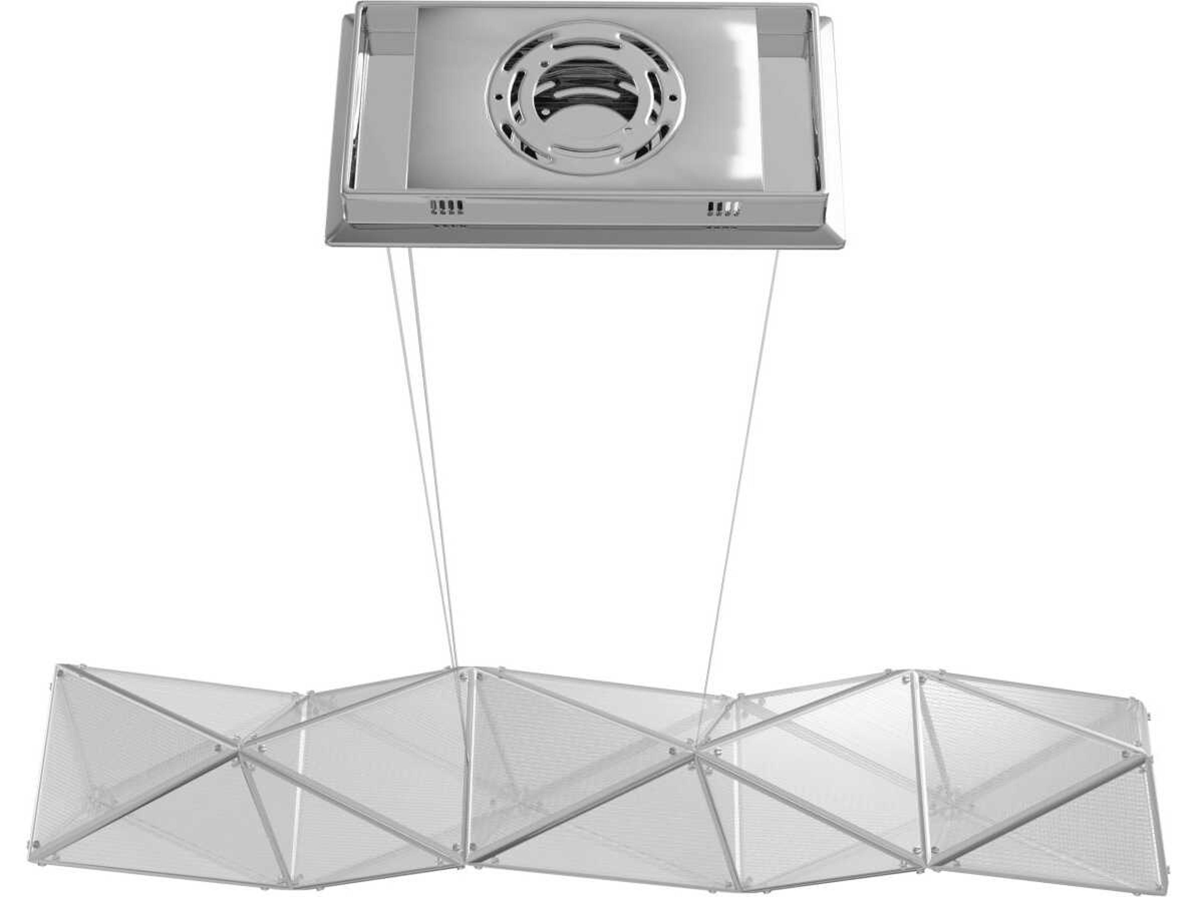 Avenue Lighting Seoul Chrome Geometric Island Pendant