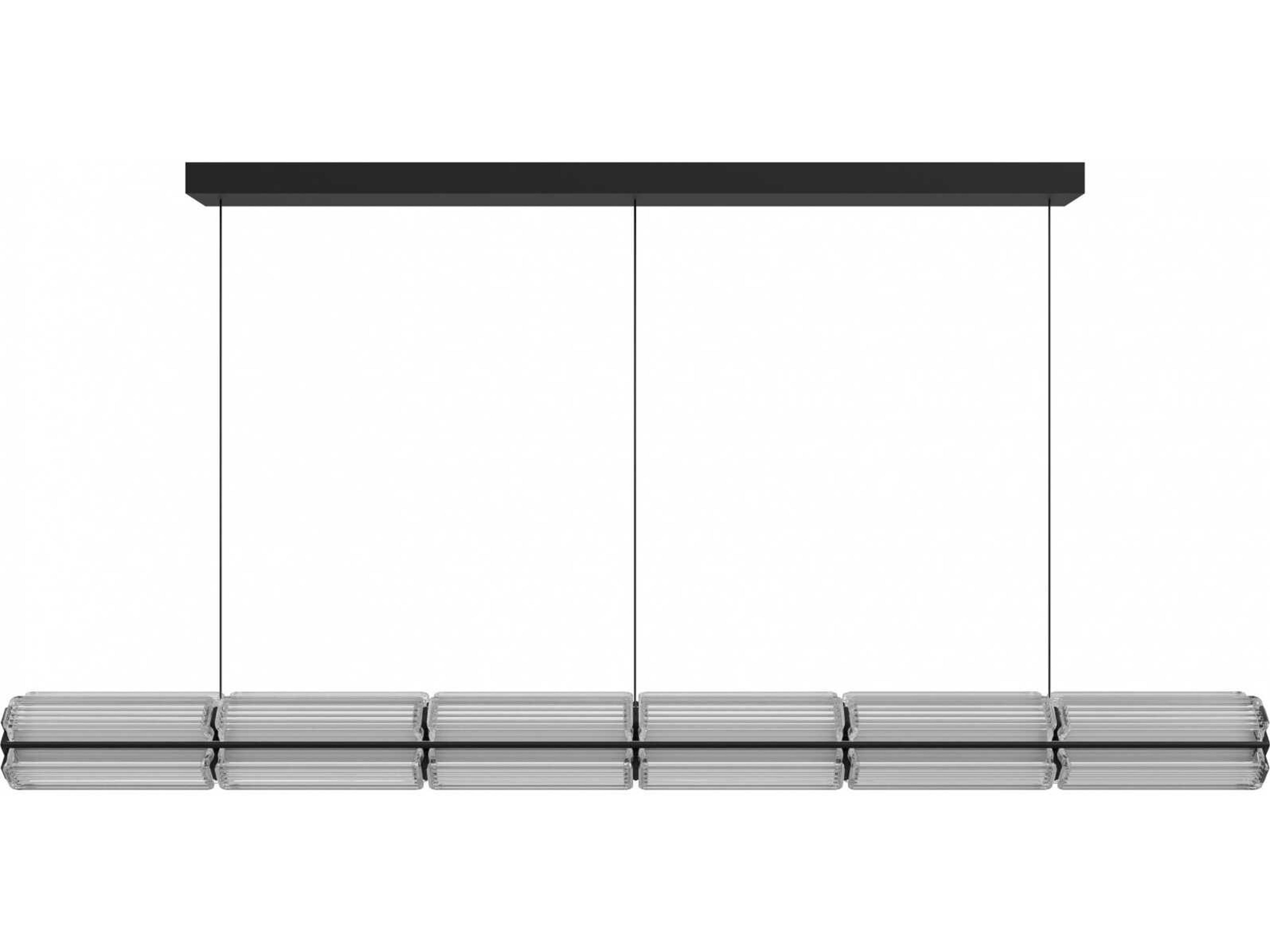 Fremont Linear LED Pendant Modern Black