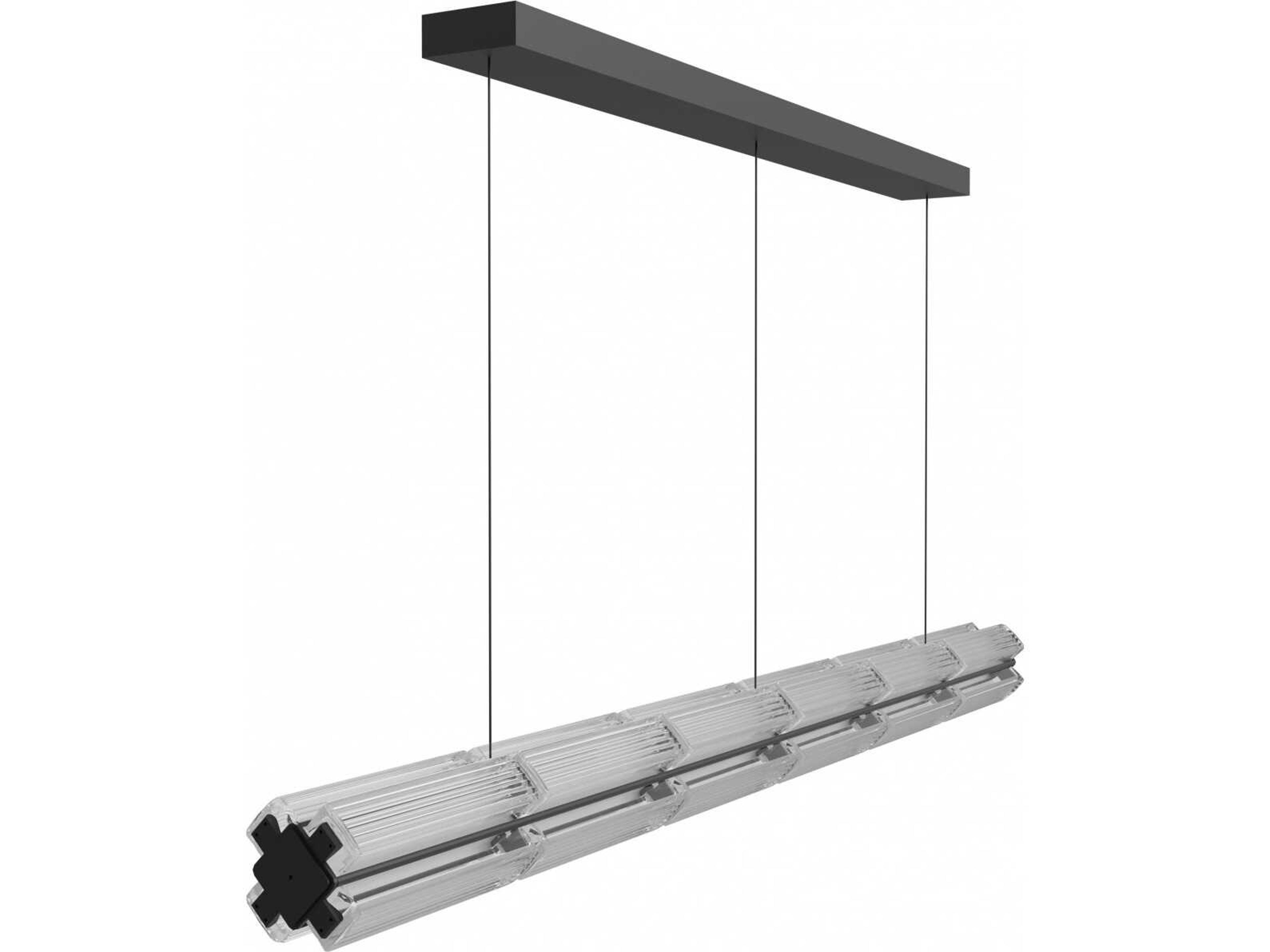 Avenue Lighting Fremont Black Linear Island Pendant