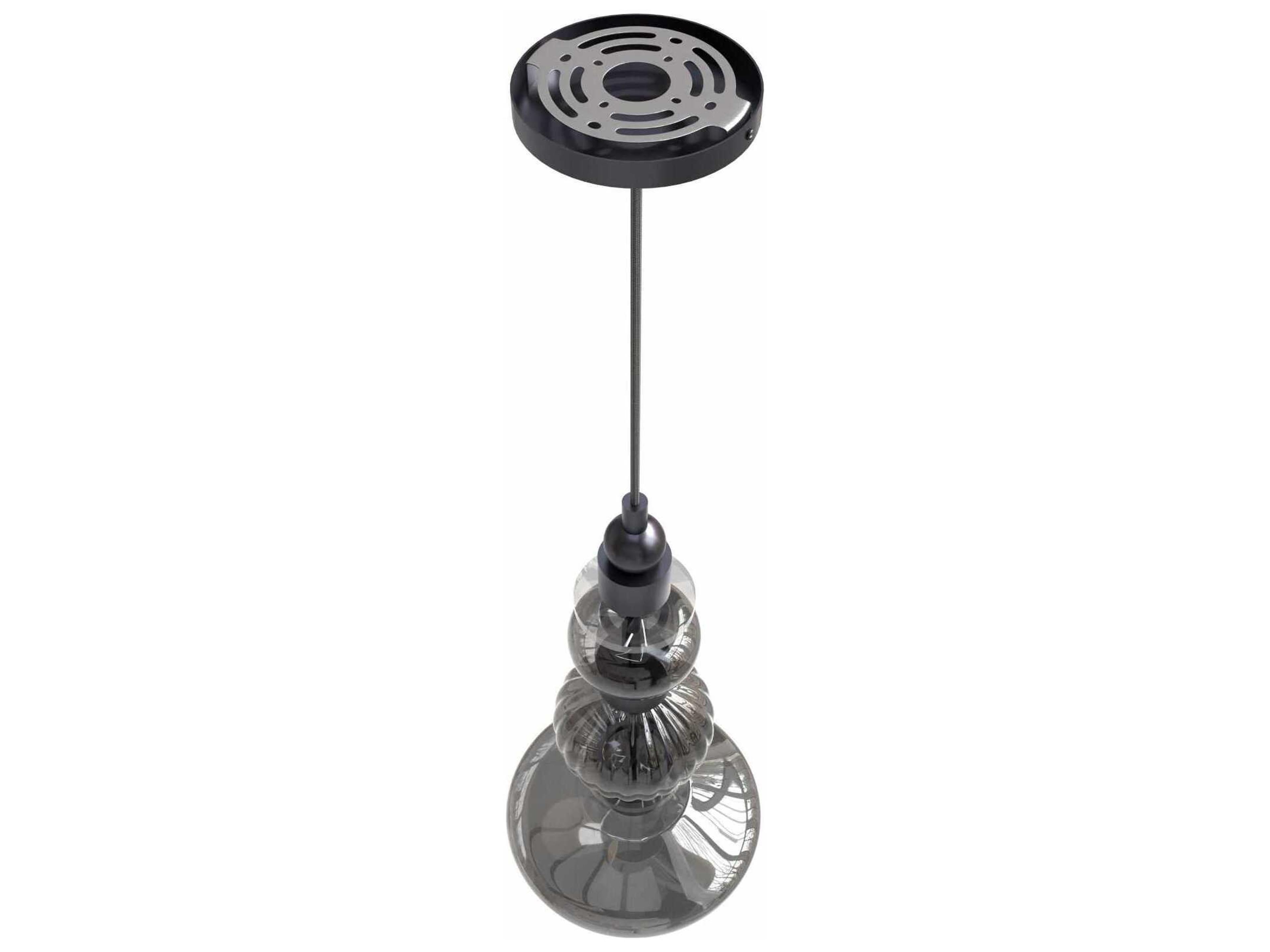 Avenue Lighting Avra 3-Light Black Geometric Mini Pendant