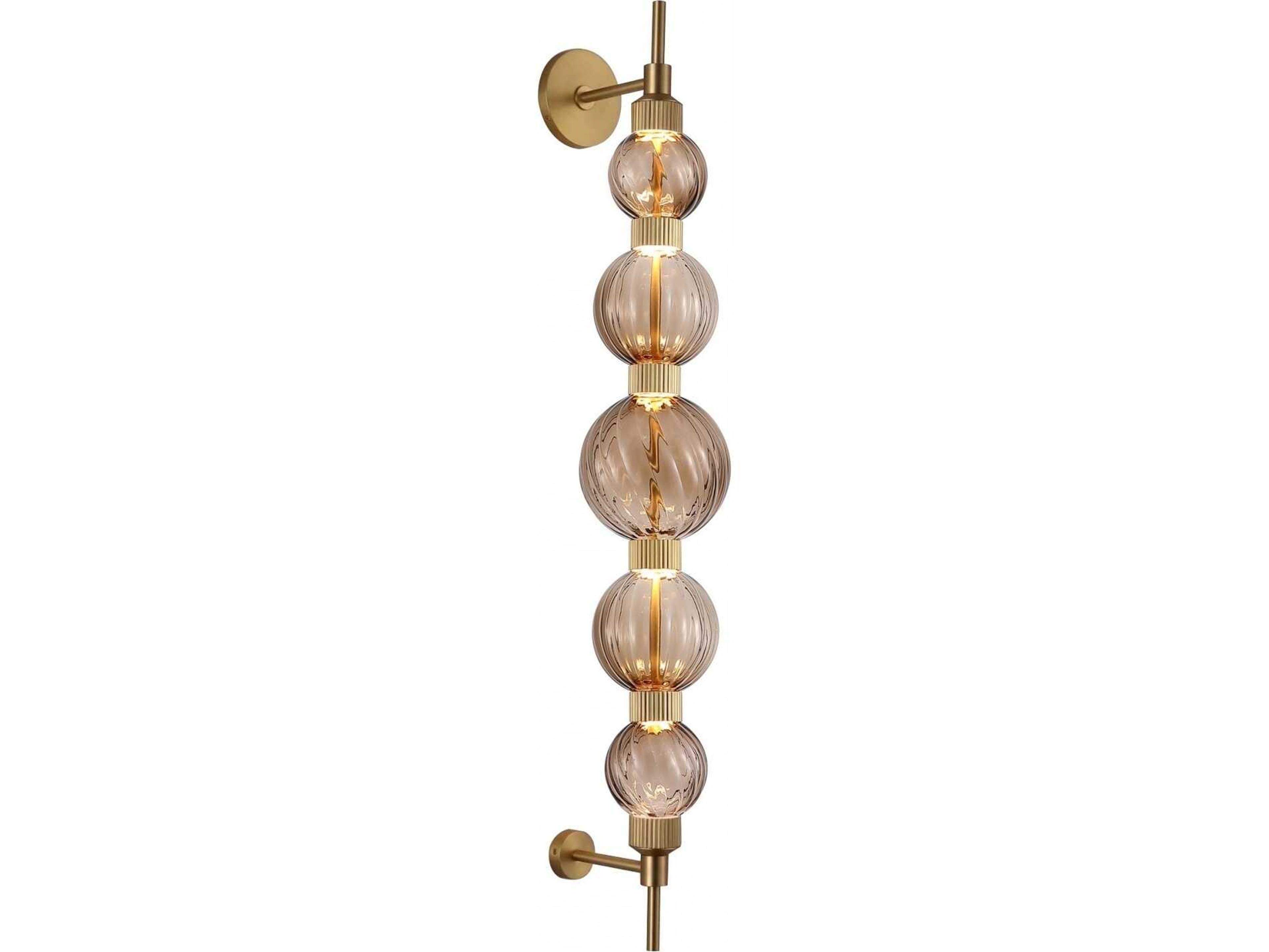 Zayna LED Wall Sconce in Aged Brass