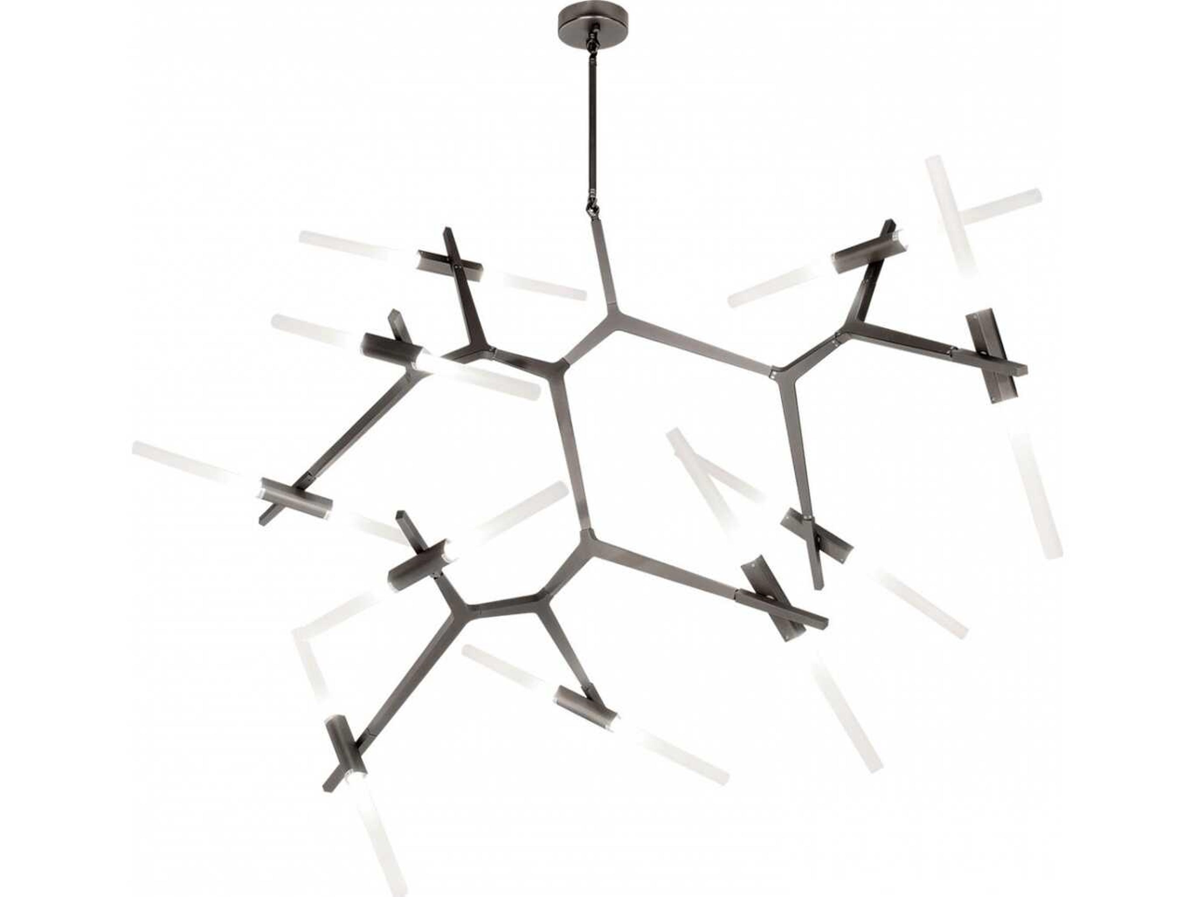 San Vicente Blvd 20 Light Chandelier in Dark Bronze