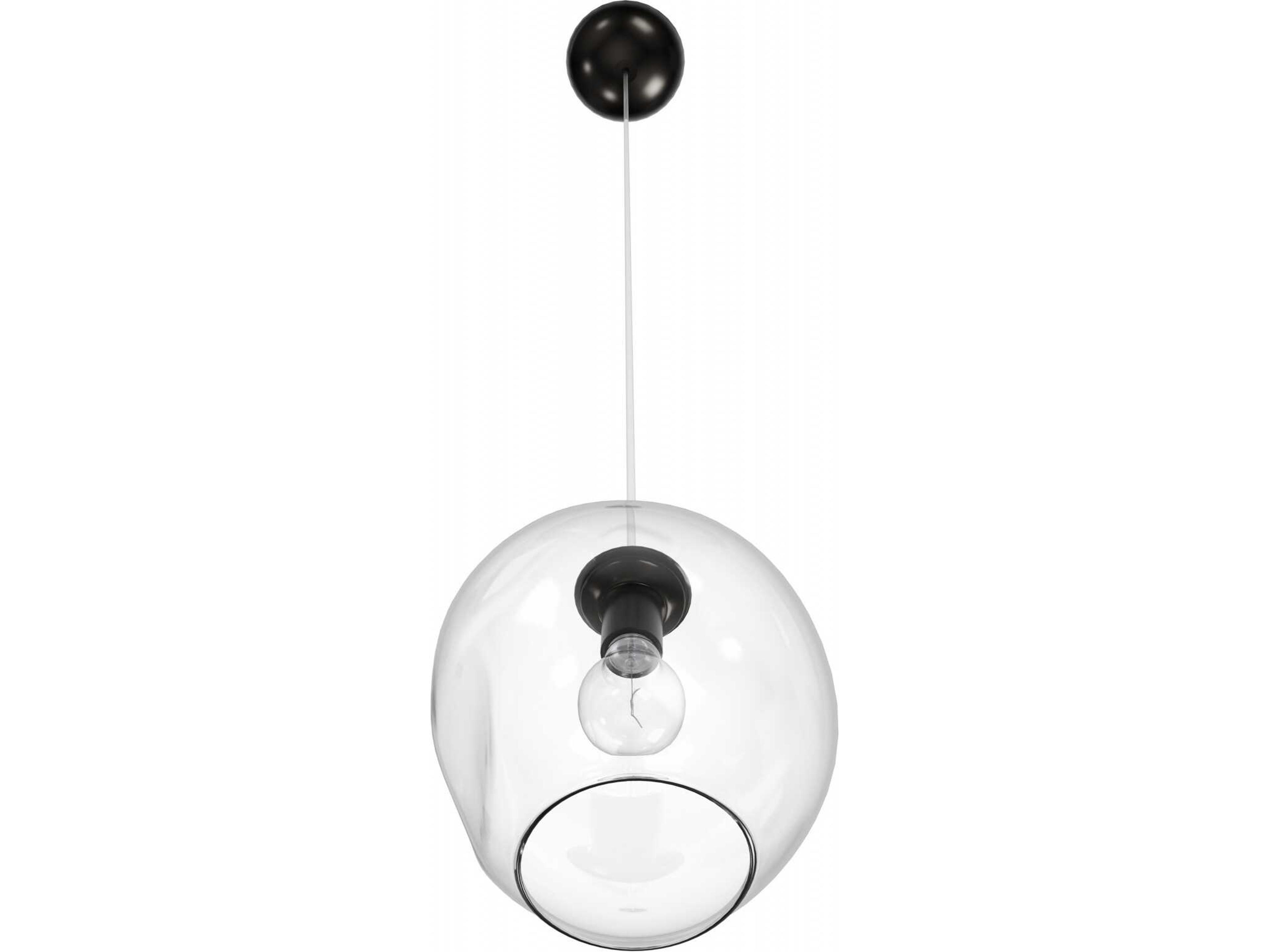 Avenue Lighting Fairfax Ave 1-Light Dark Bronze Globe Mini Pendant