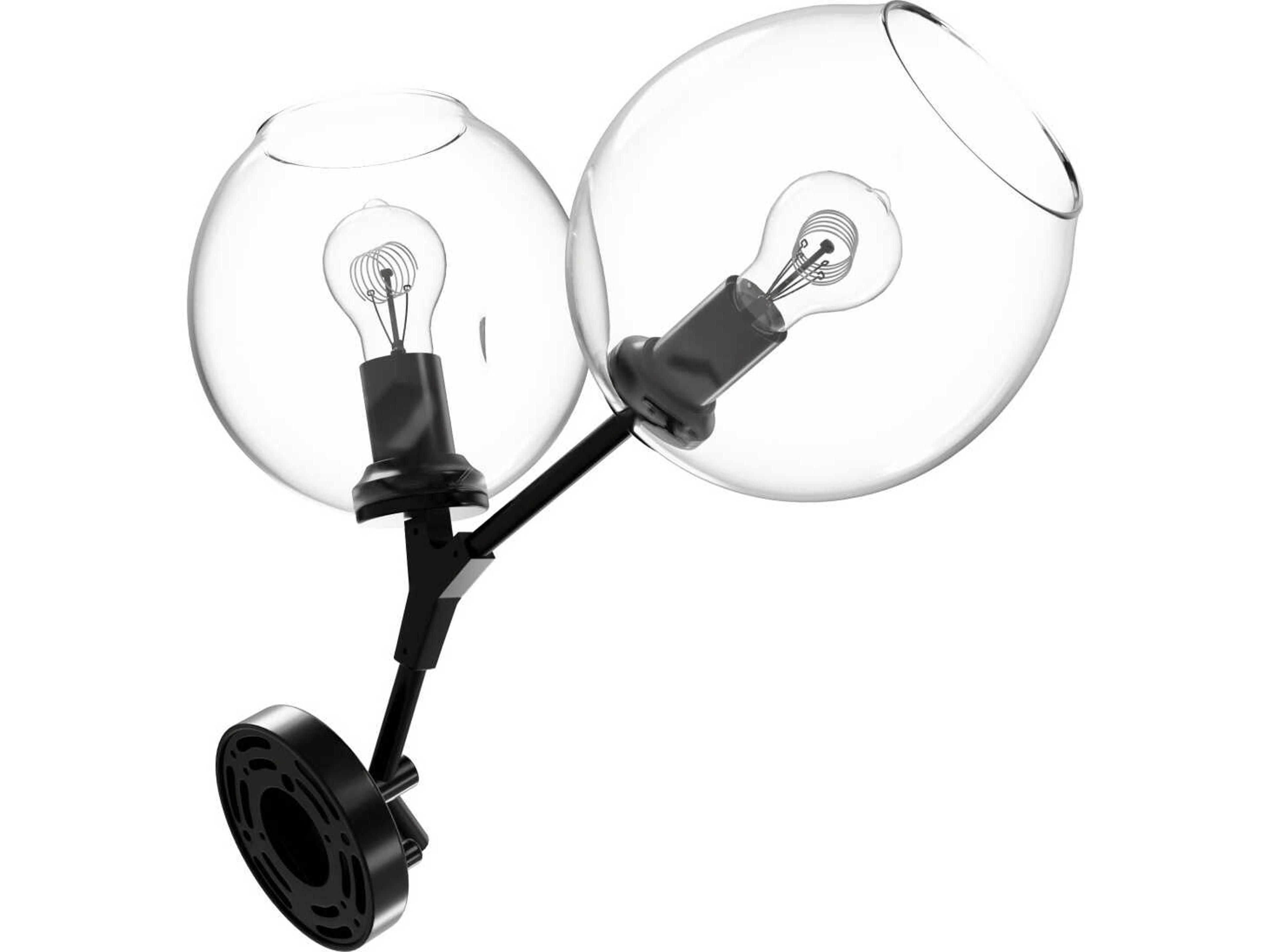 Avenue Lighting Fairfax Ave 2-Light Dark Bronze Wall Sconce