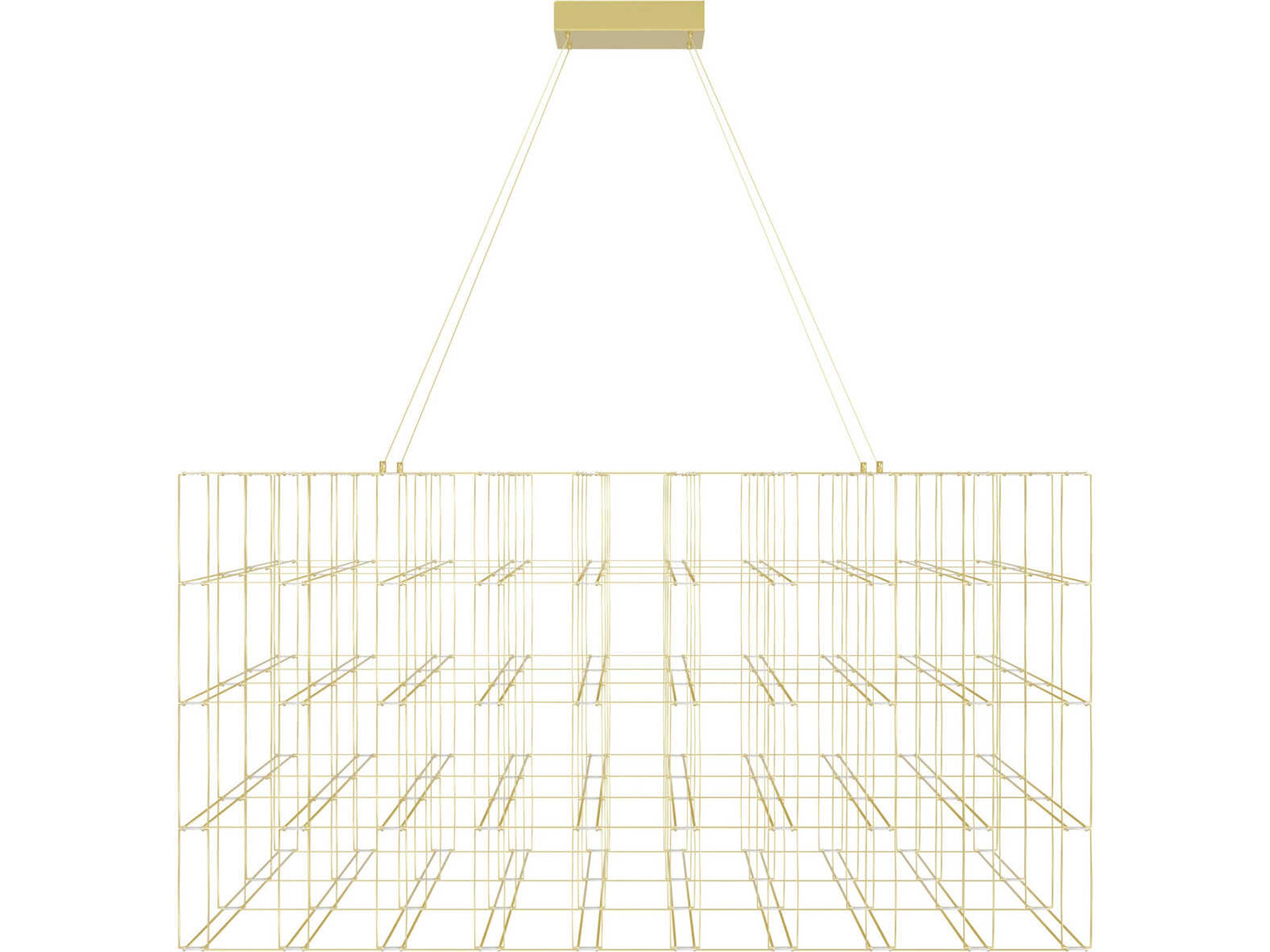 Argyle Ave LED Chandelier in Gold