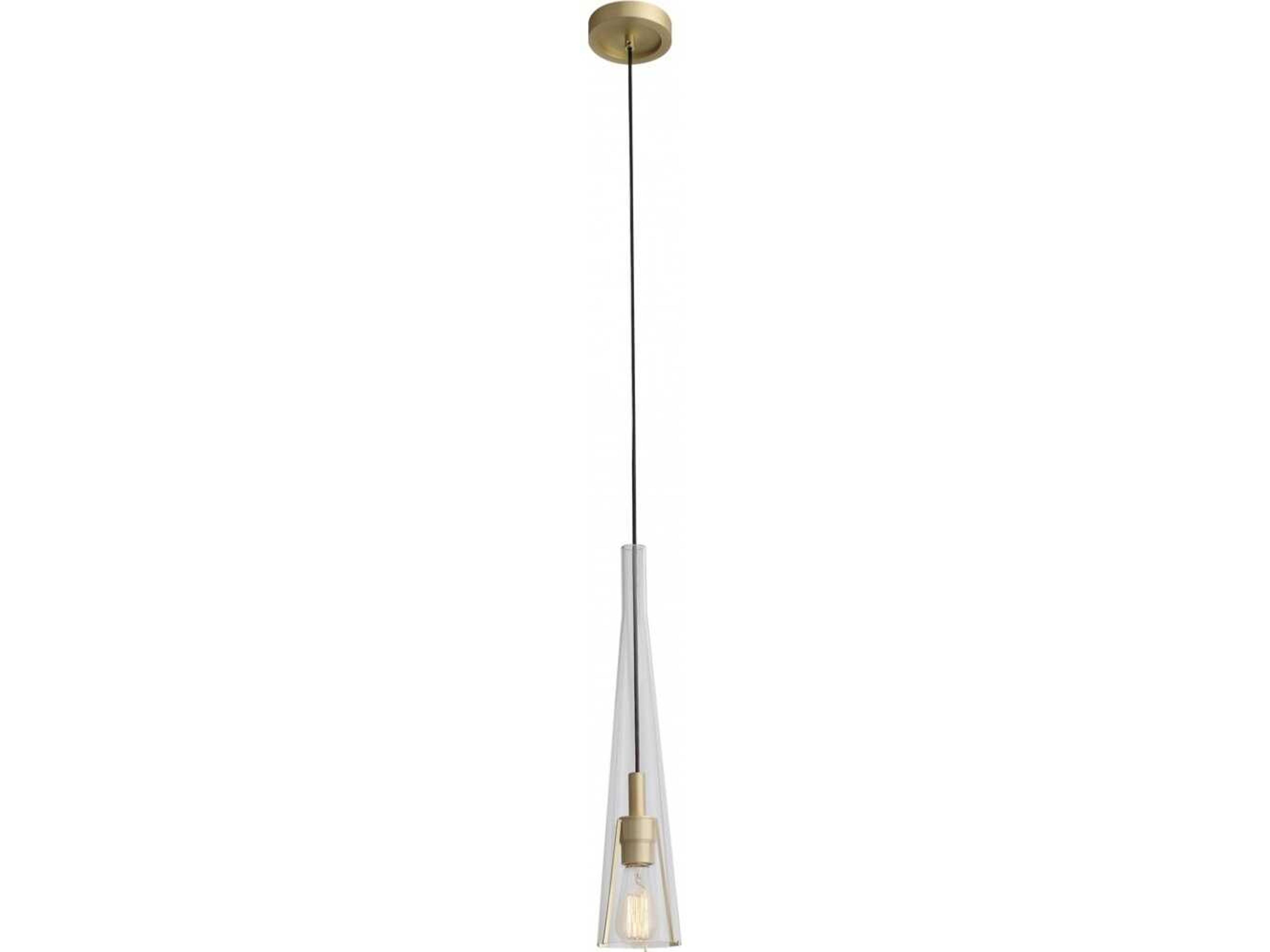 Abbey Park Pendant Light in Brushed Brass