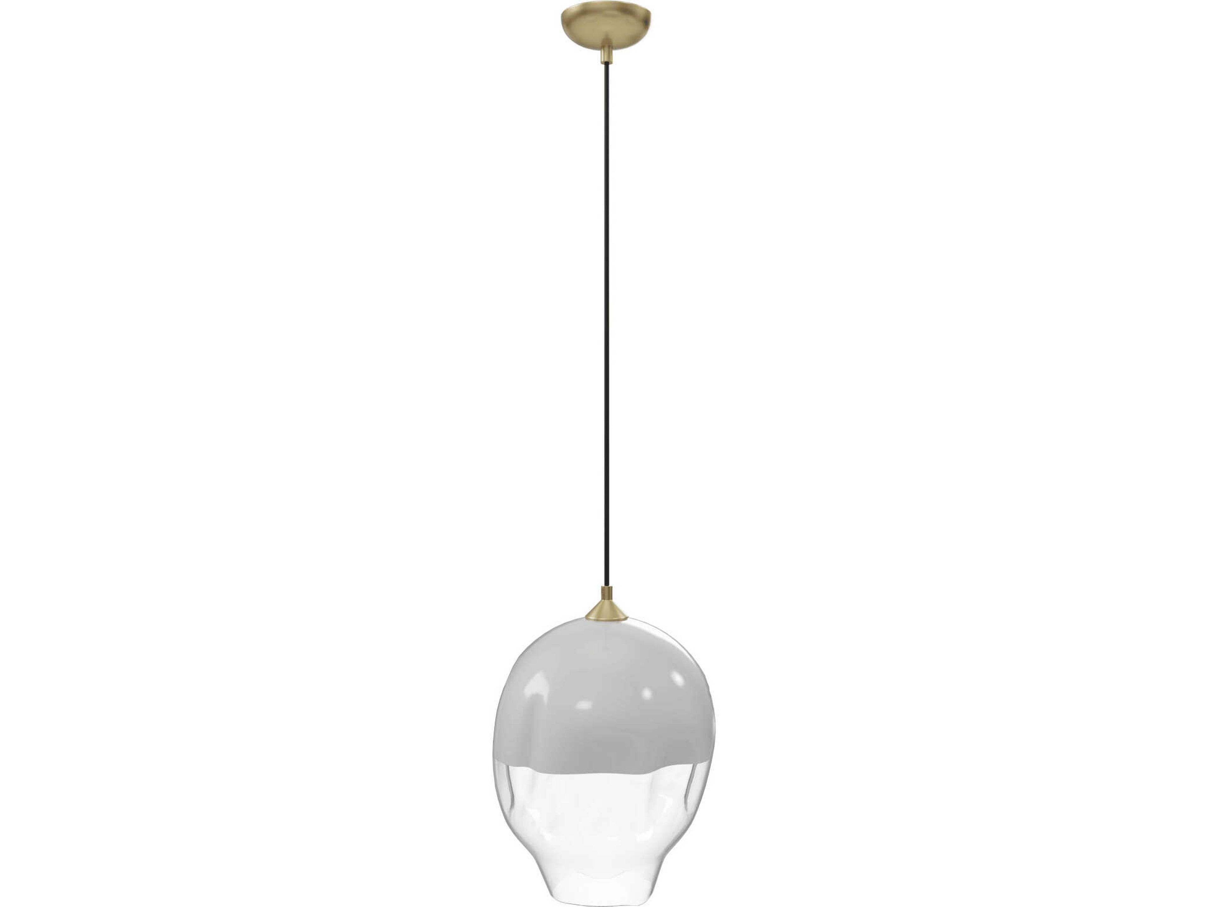 Sonoma Ave Pendant Light in Brushed Brass