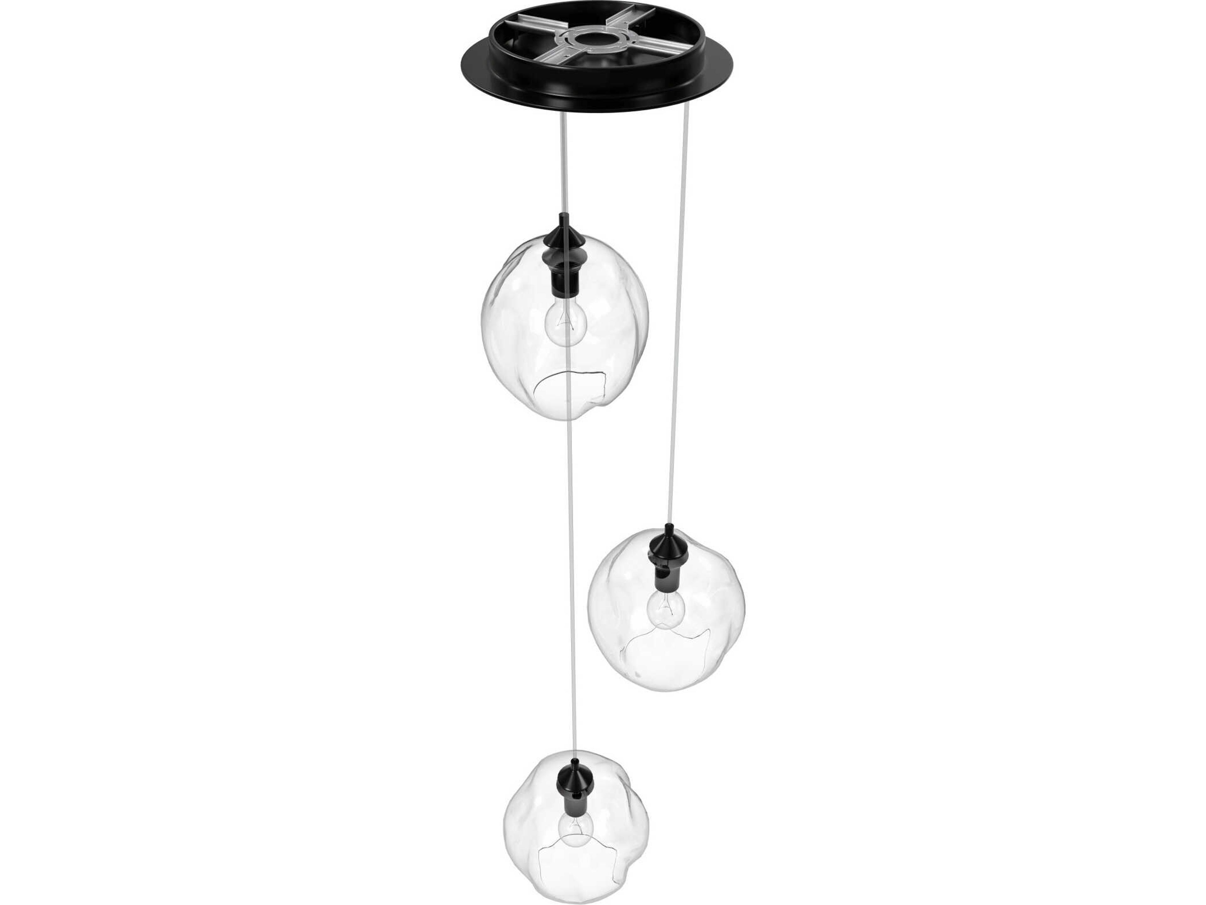 Avenue Lighting Sonoma Ave 3-Light Dark Bronze Pendant