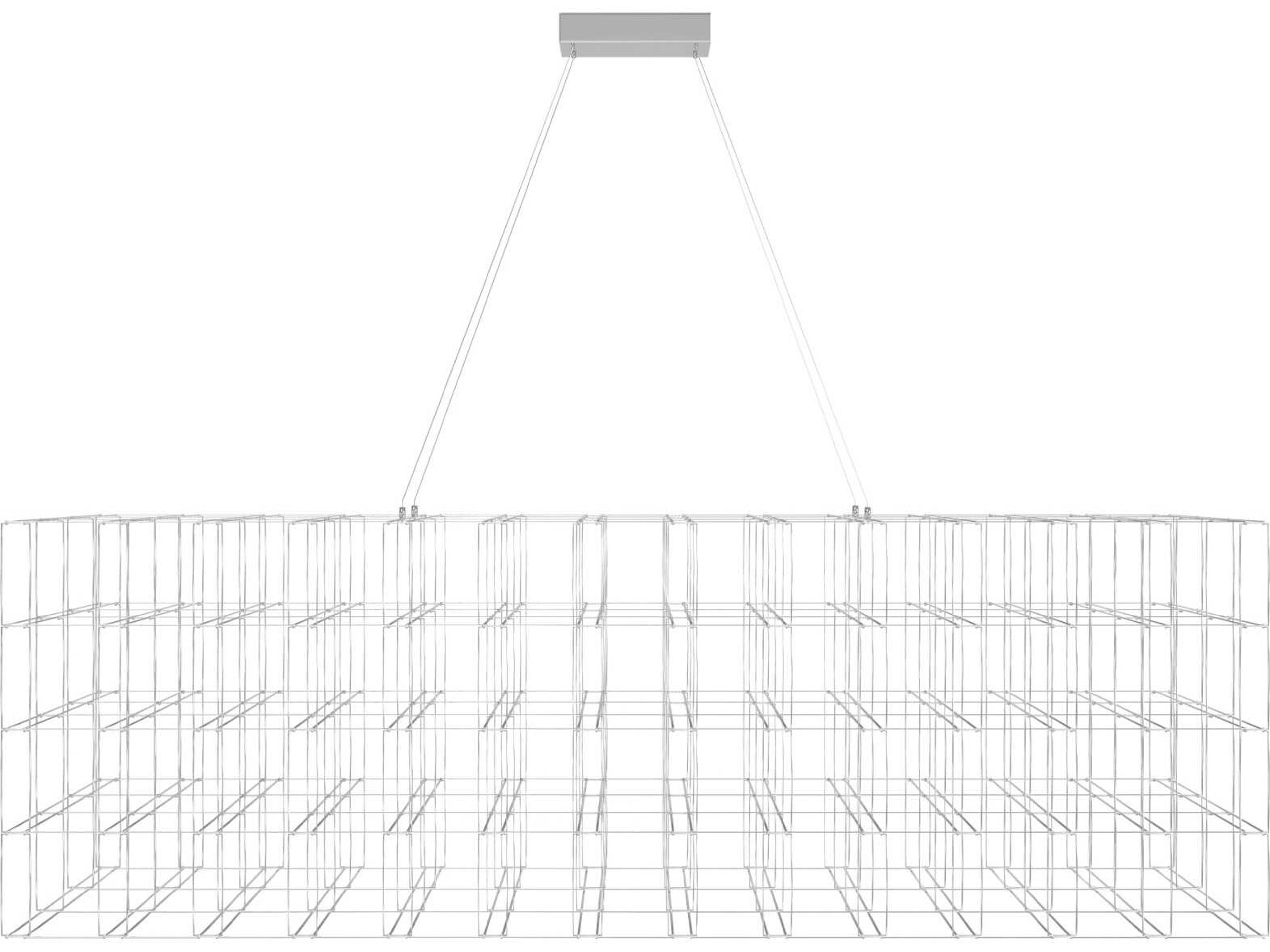 Argyle Ave LED Chandelier in Chrome