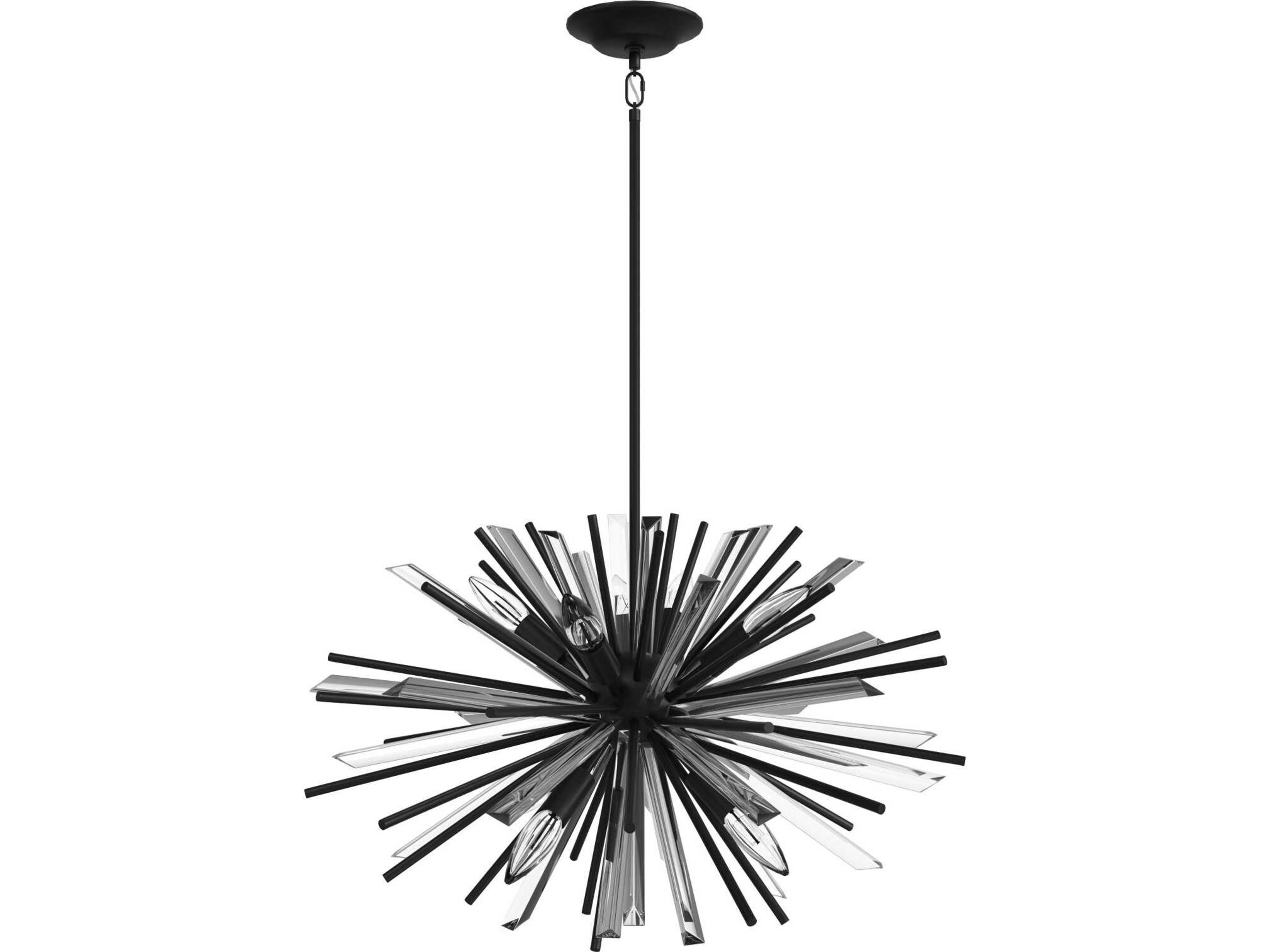 Palisades Ave Six Light Chandelier Modern Sputnik Fixture
