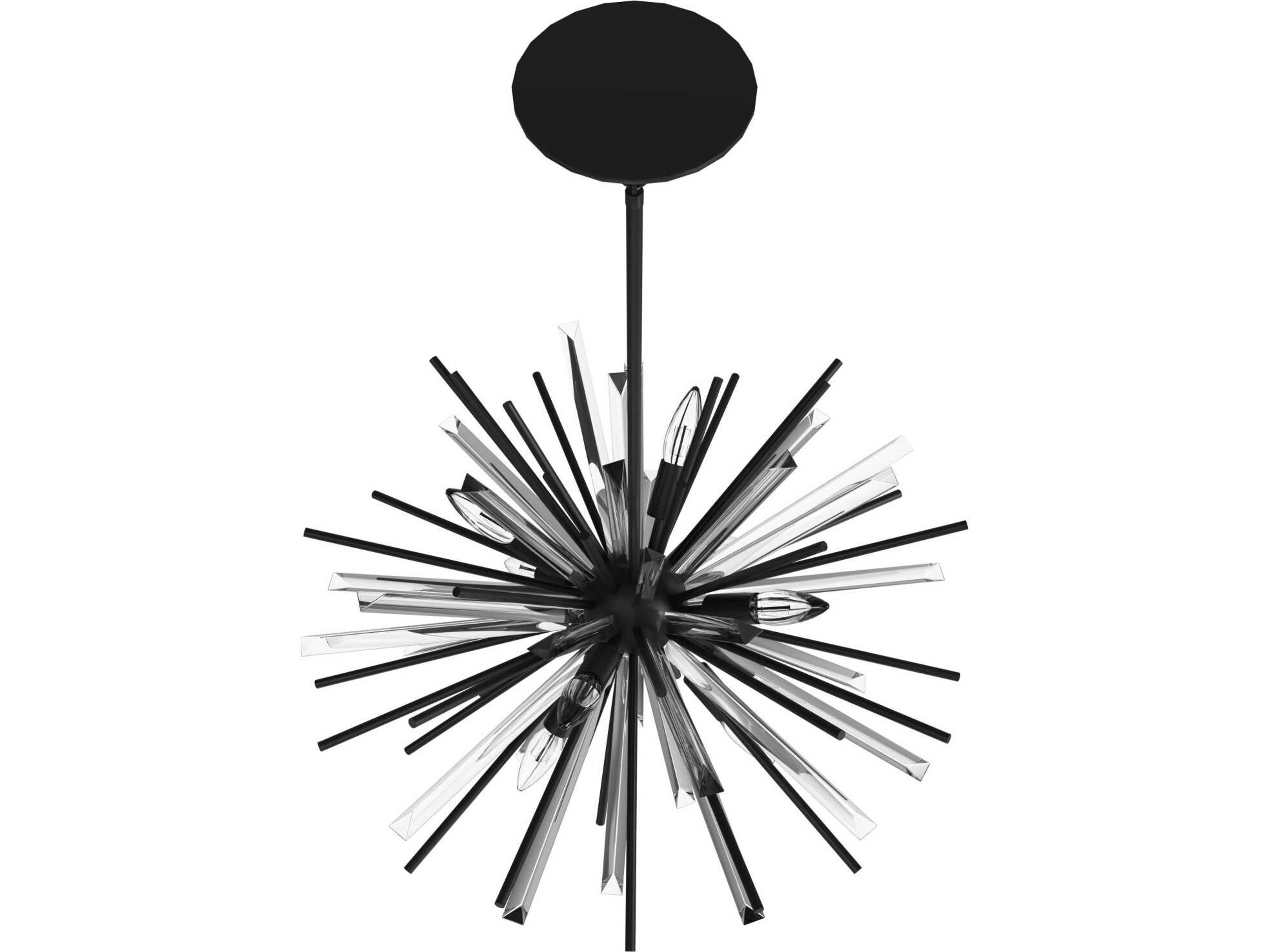 Avenue Lighting Palisades Ave 6-Light Black Sputnik Pendant