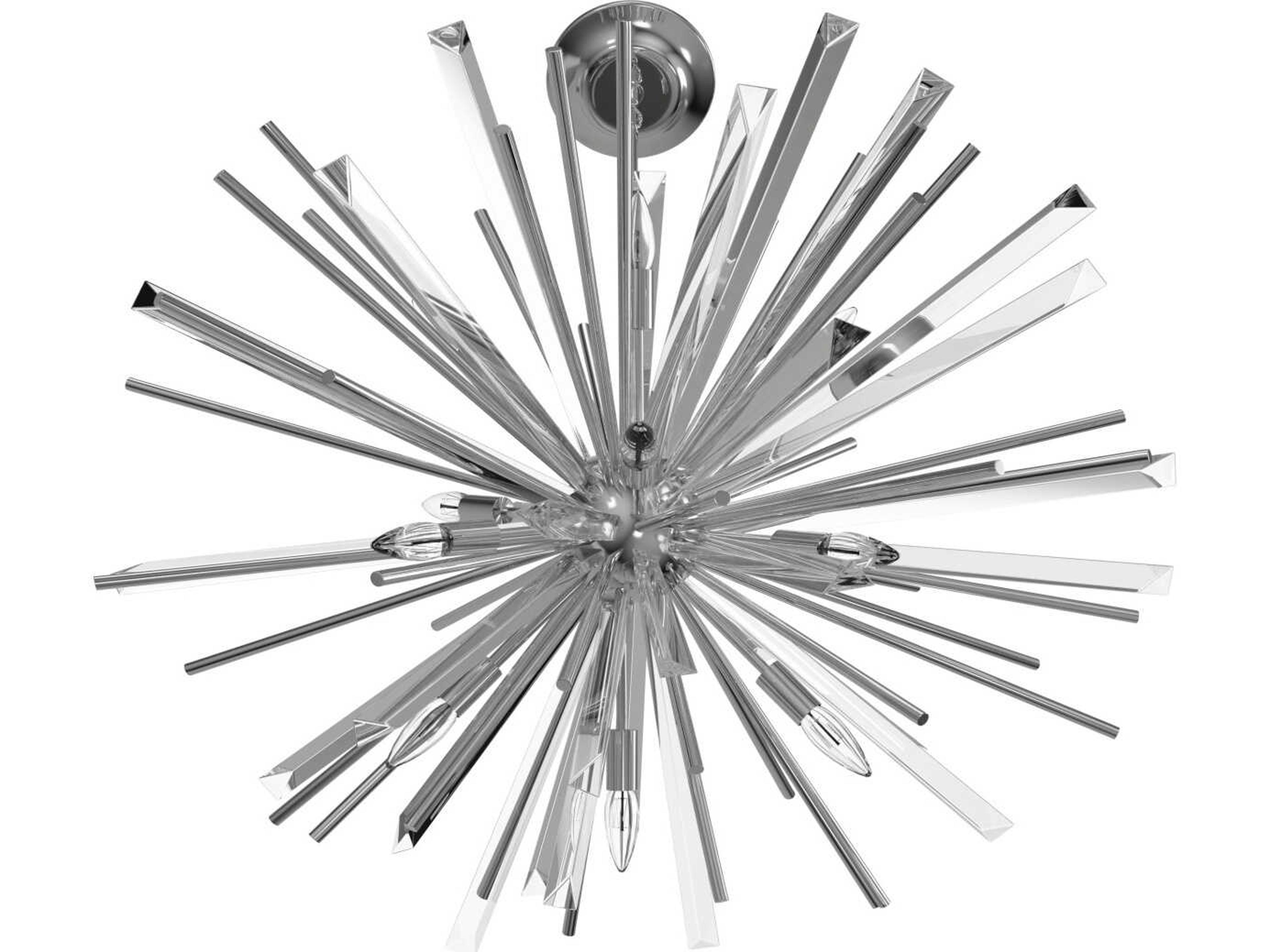 Avenue Lighting Palisades Ave 8-Light Chrome Sputnik Pendant