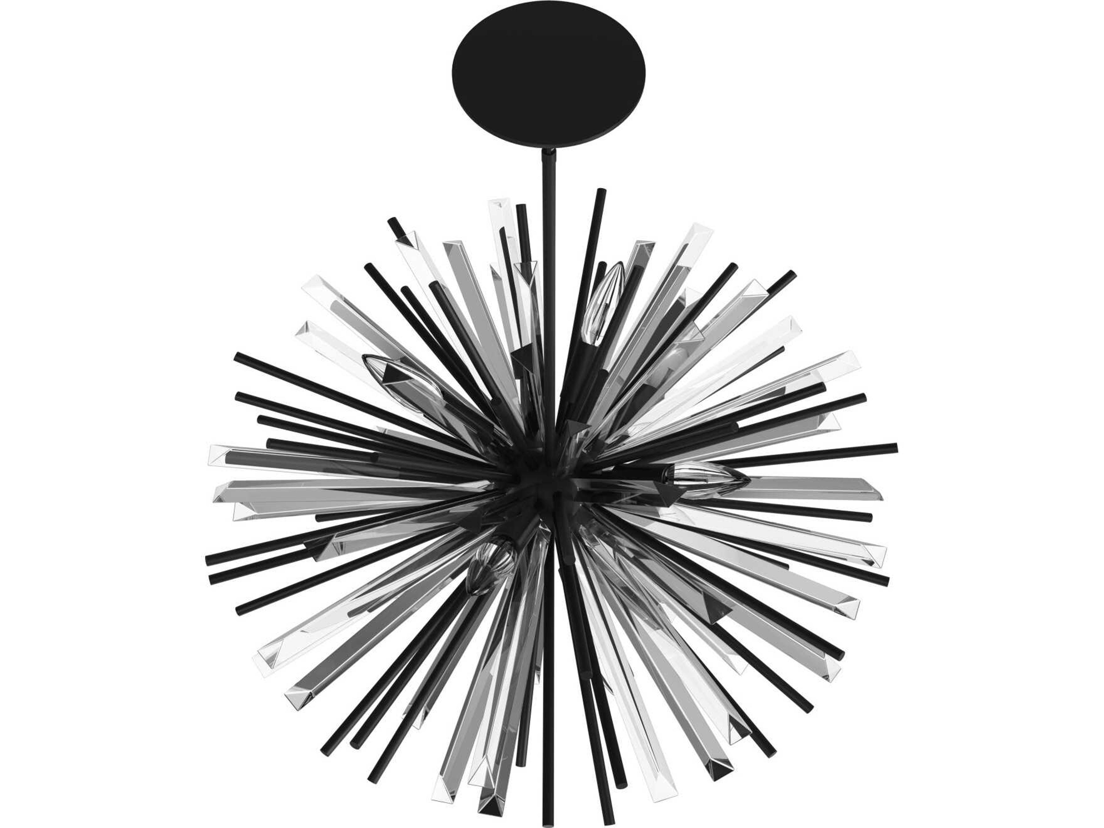 Avenue Lighting Palisades Ave 10-Light Black Sputnik Pendant