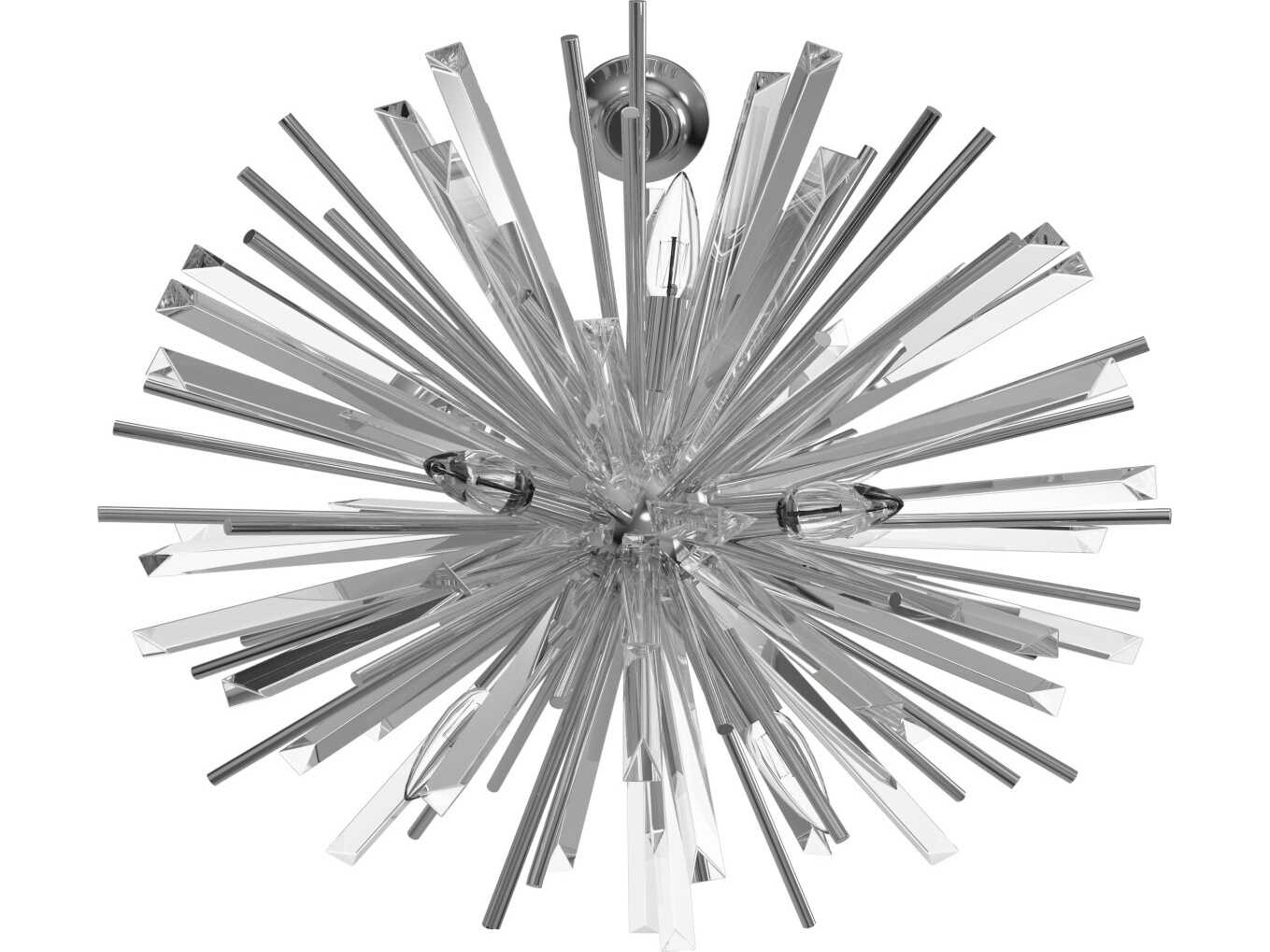 Avenue Lighting Palisades Ave 10-Light Chrome Sputnik Pendant