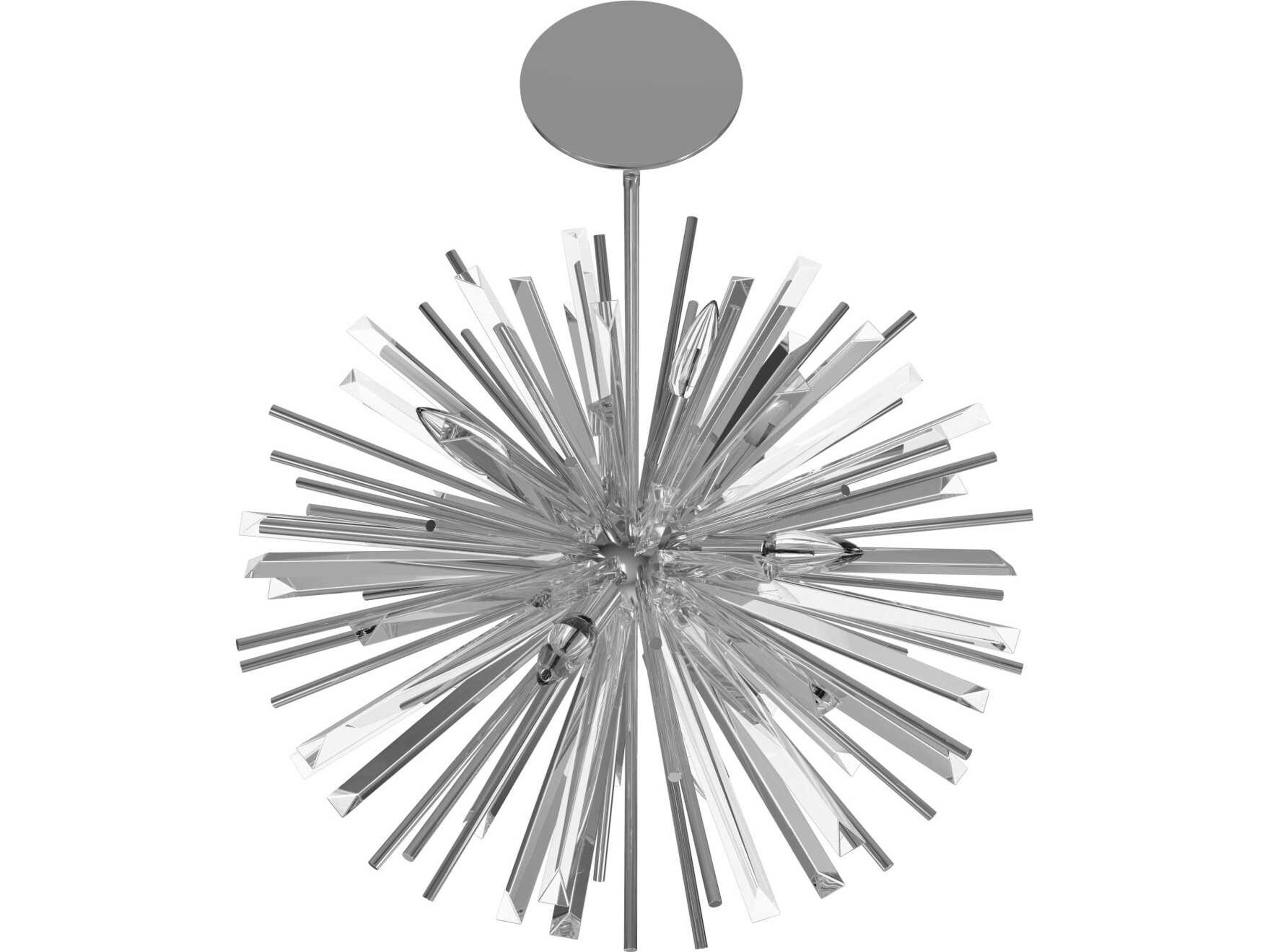 Avenue Lighting Palisades Ave 10-Light Chrome Sputnik Pendant