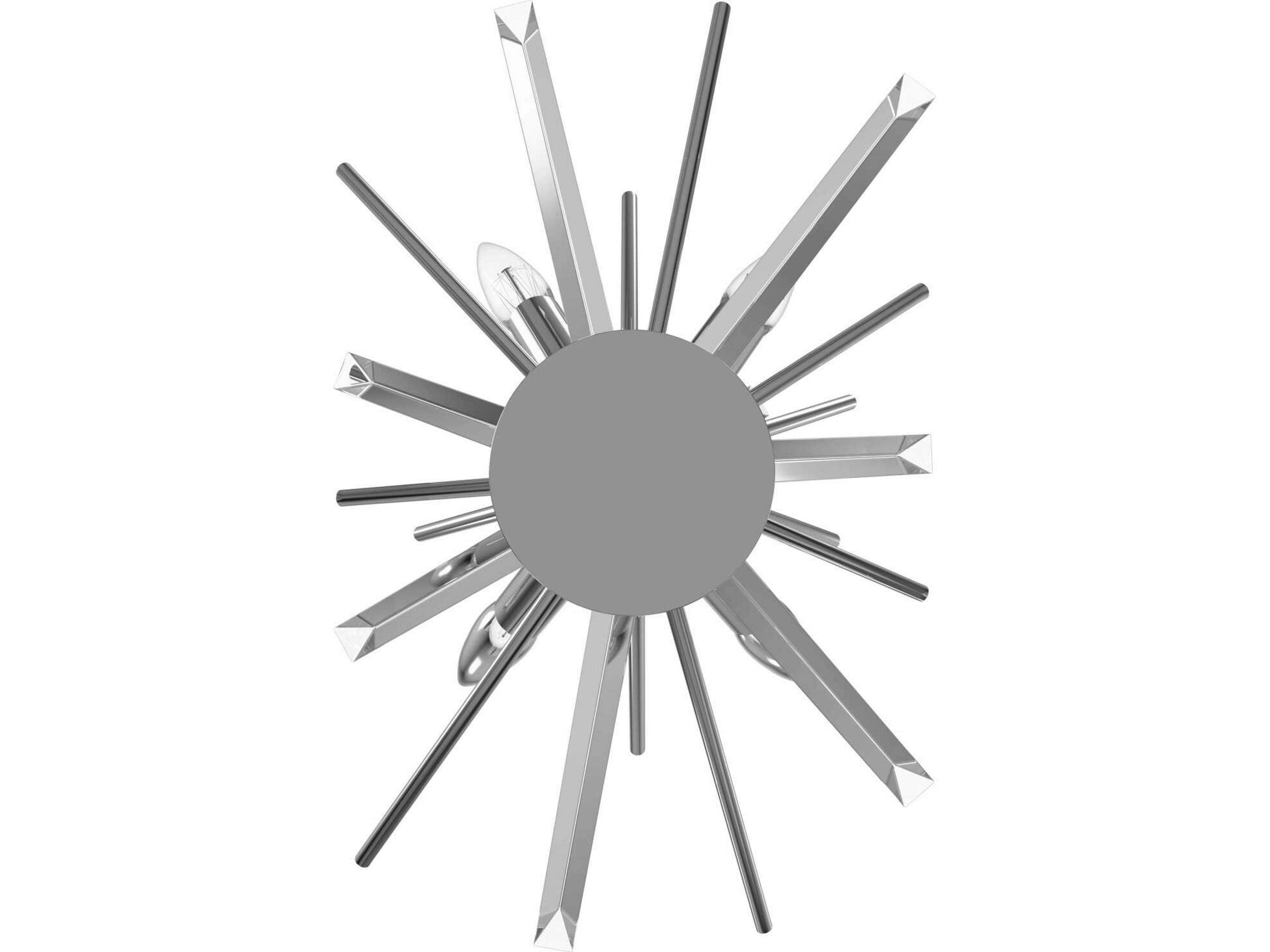 Avenue Lighting Palisades Ave 4-Light Chrome Wall Sconce