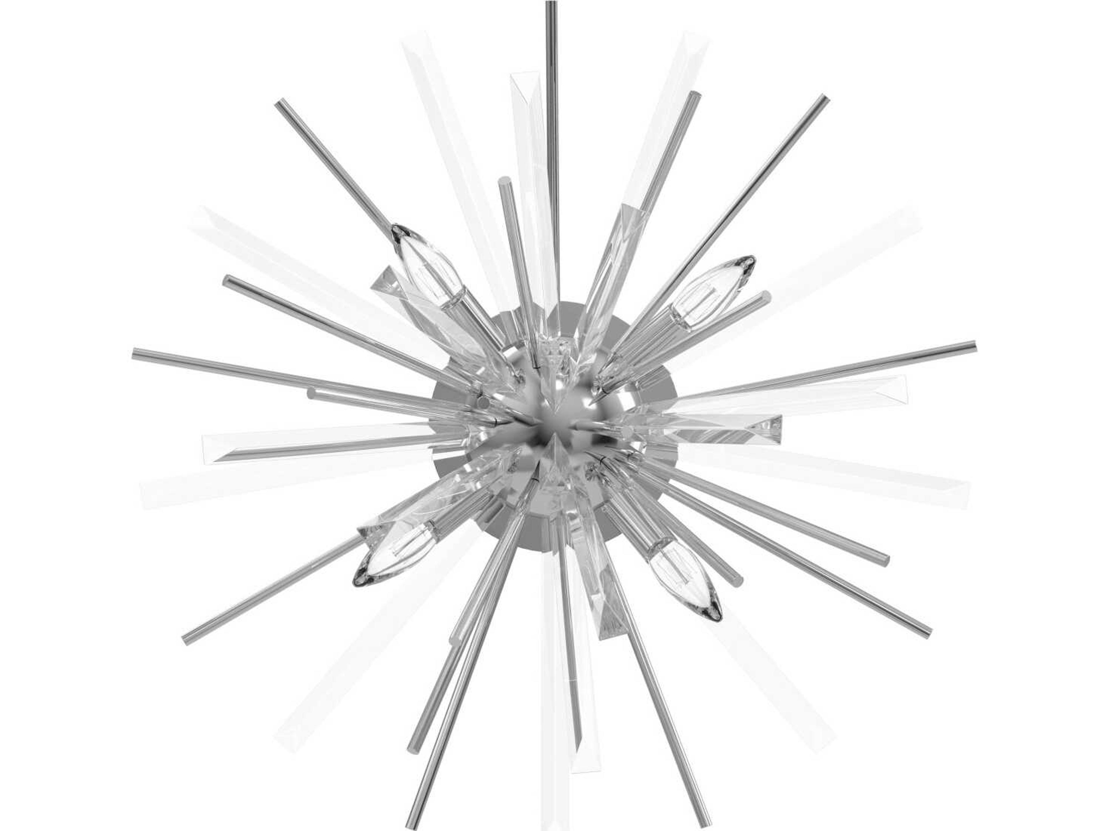 Palisades Ave Flush Mount Sputnik Ceiling Light