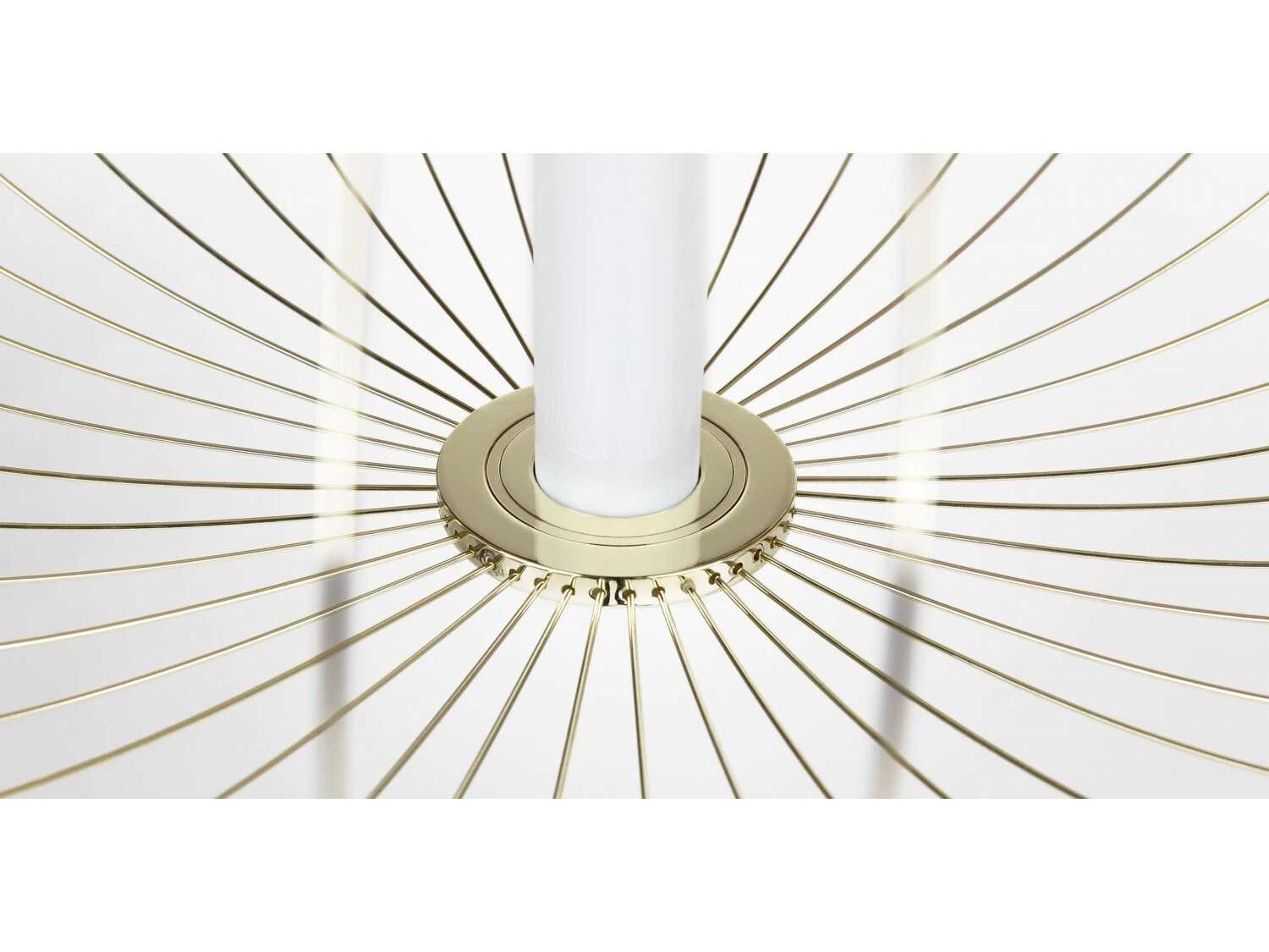 Avenue Lighting Delano Gold Round Pendant