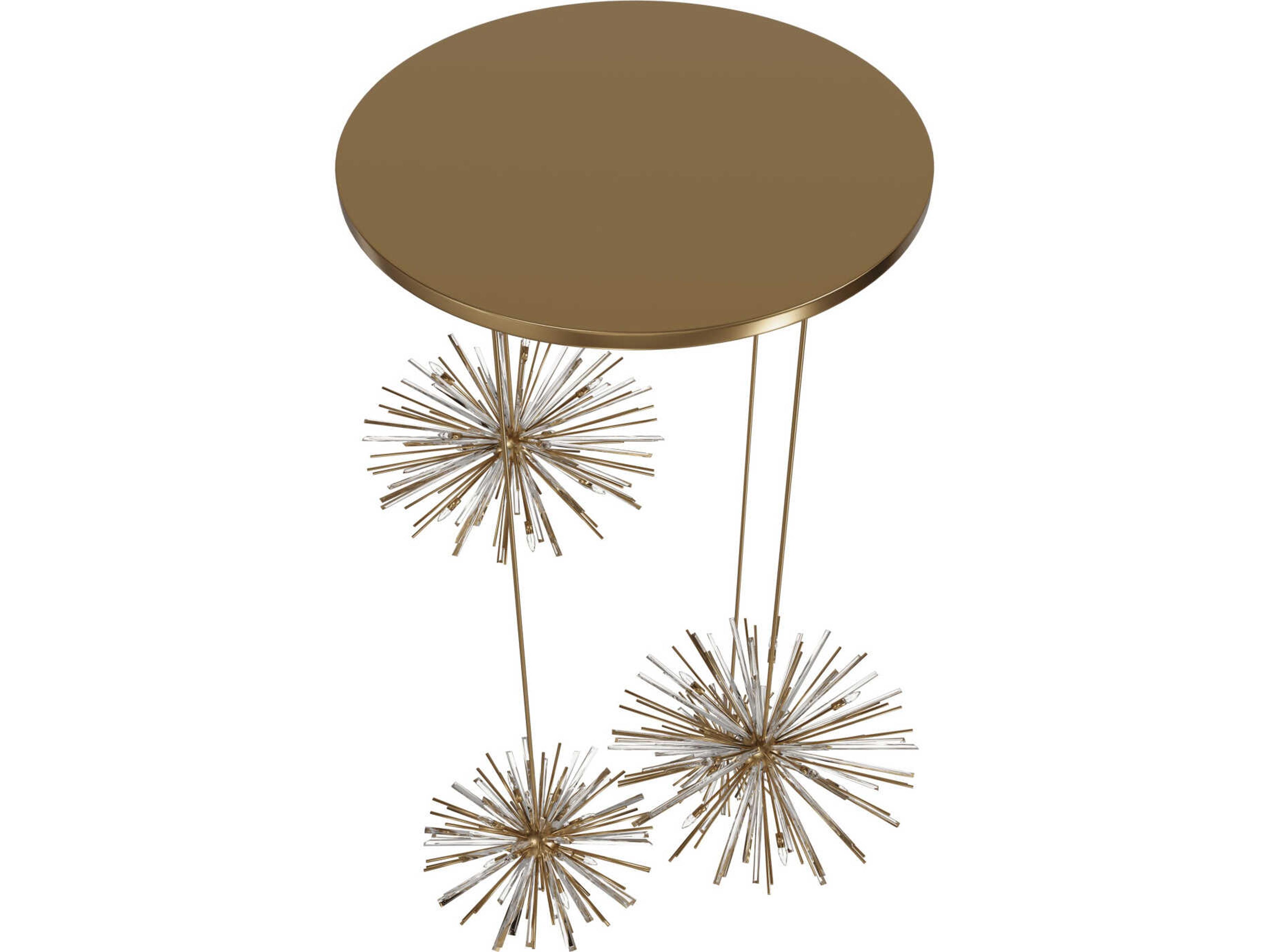 Avenue Lighting Palisades Ave 34-Light Aged Brass Sputnik Pendant