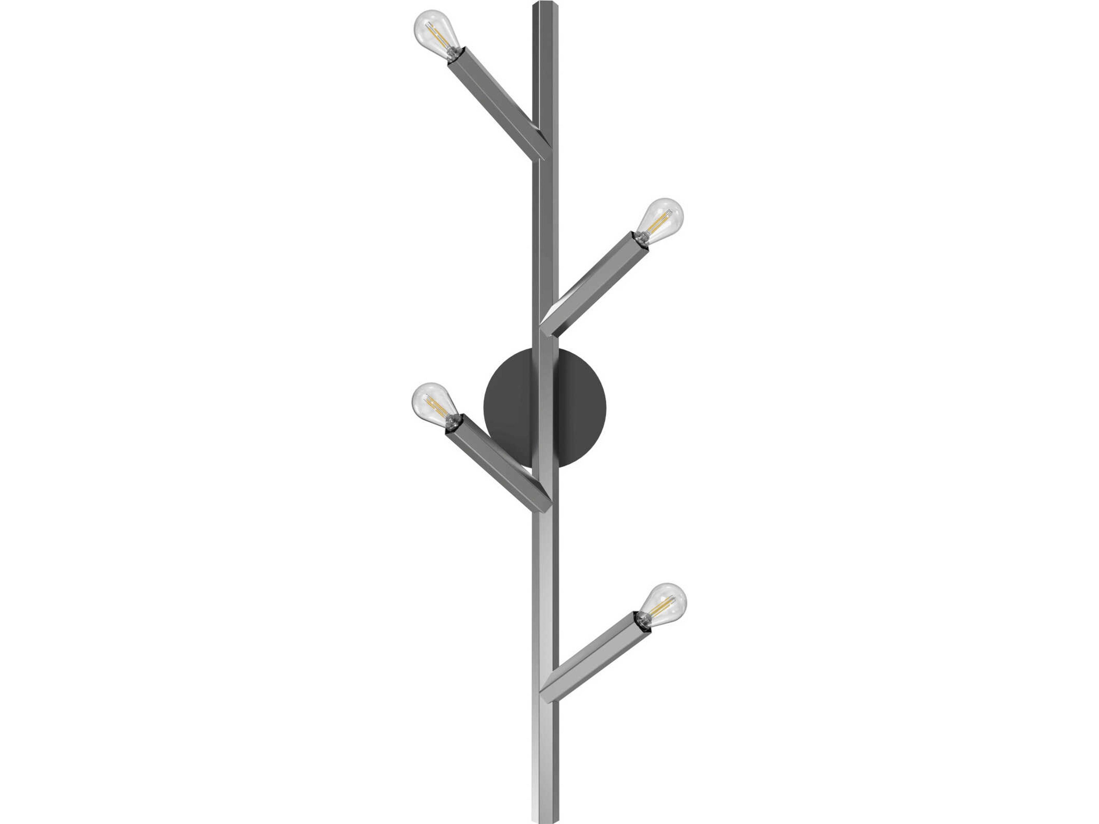 The Oaks Wall Sconce in Polished Nickel Modern