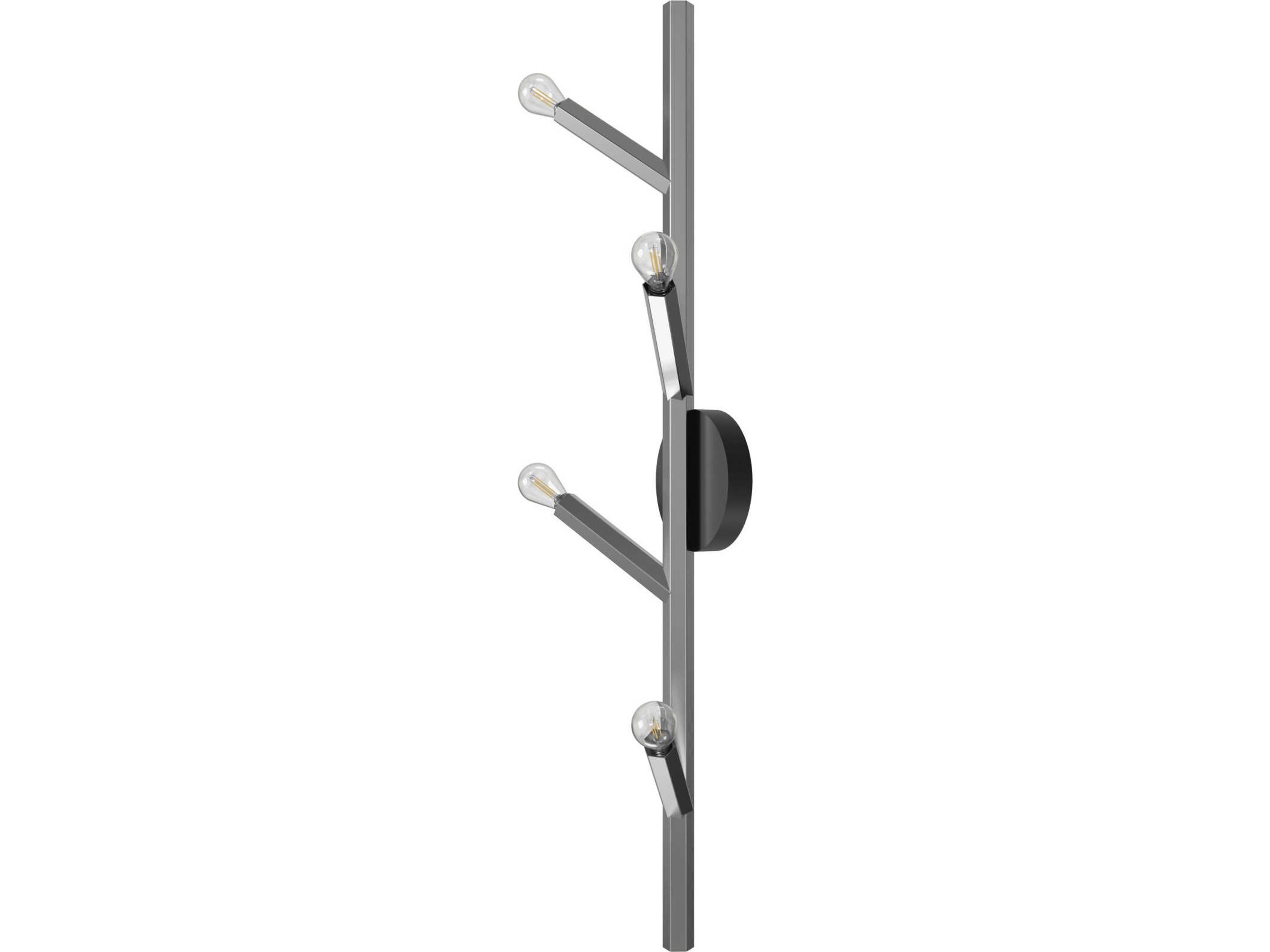 Avenue Lighting The Oaks 4-Light Polished Nickel Wall Sconce