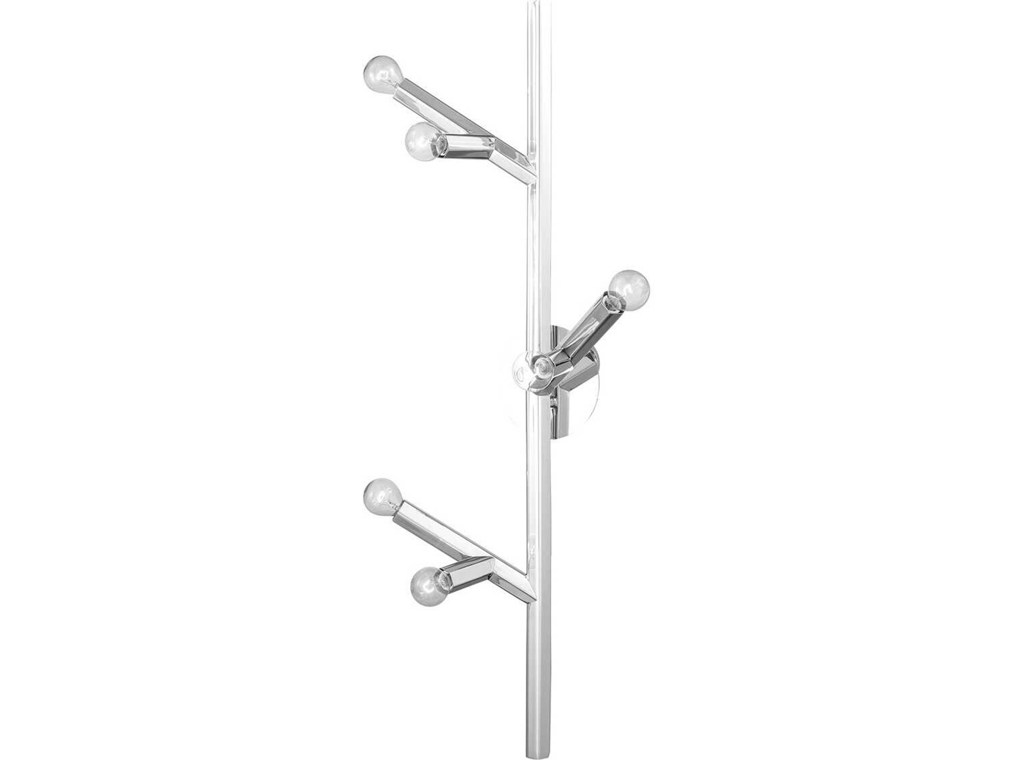 Avenue Lighting The Oaks 6-Light Polished Nickel Wall Sconce