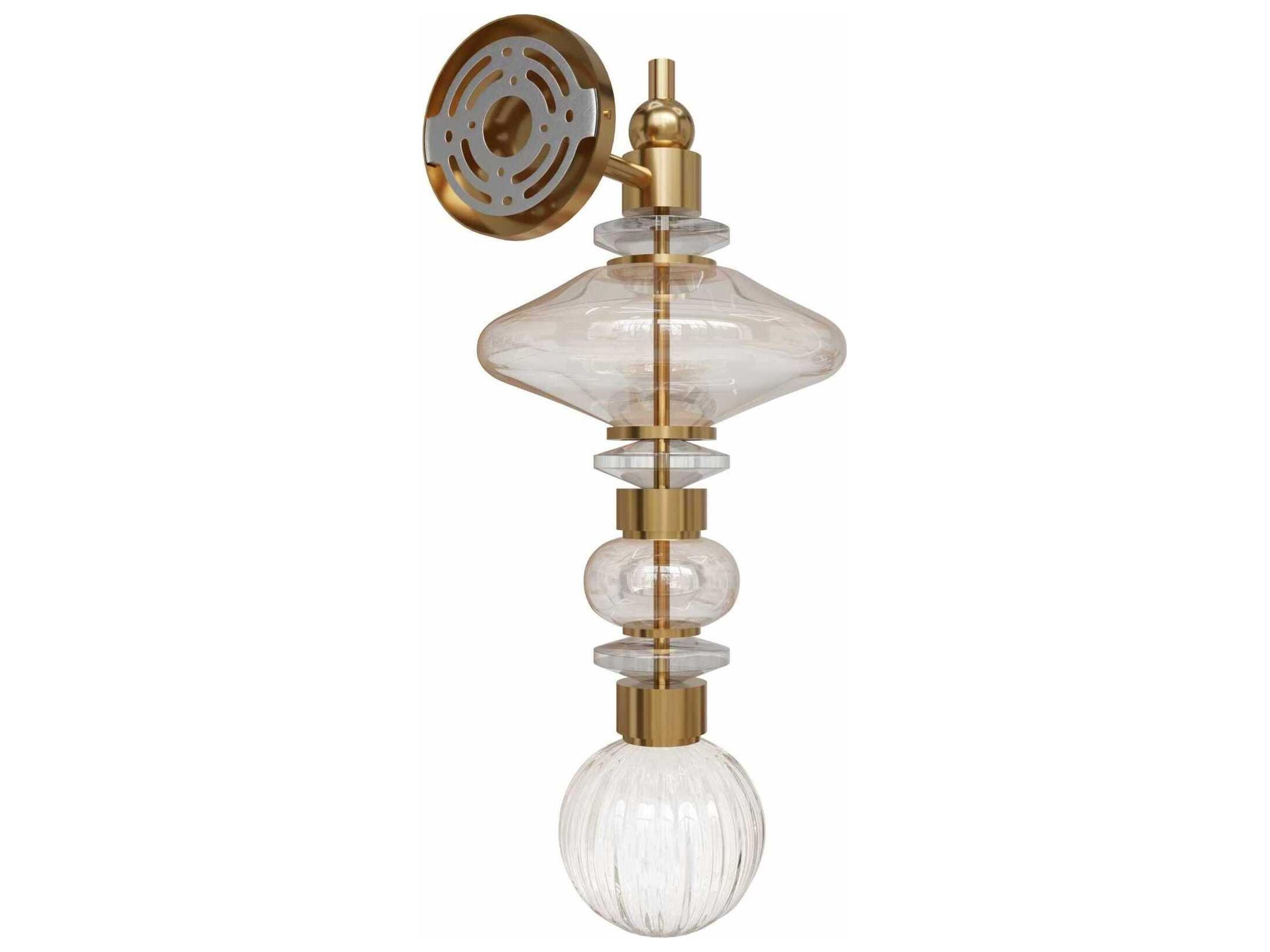 Avenue Lighting Avra Aged Brass Wall Sconce