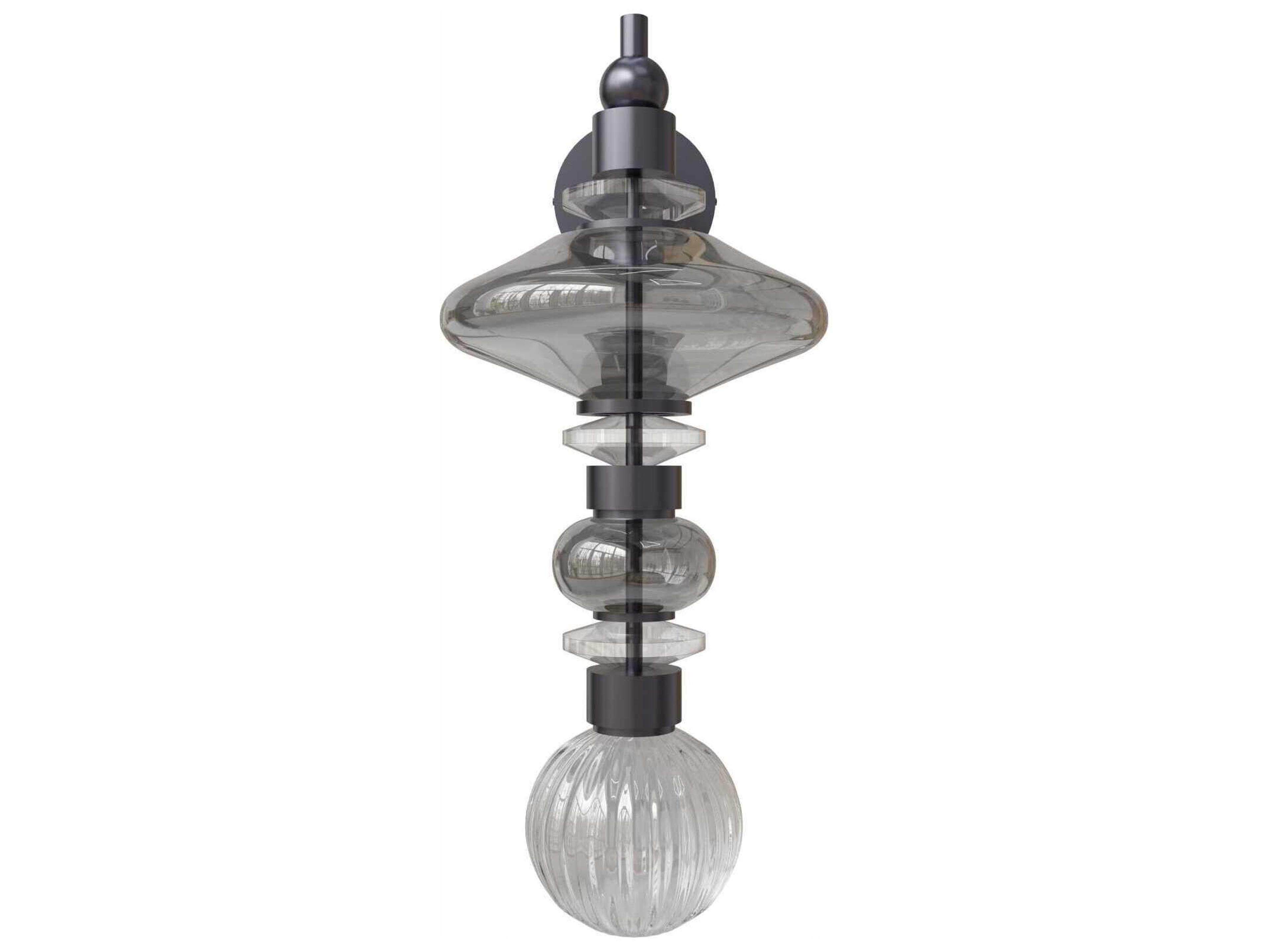 Avra Wall Sconce Modern Black LED