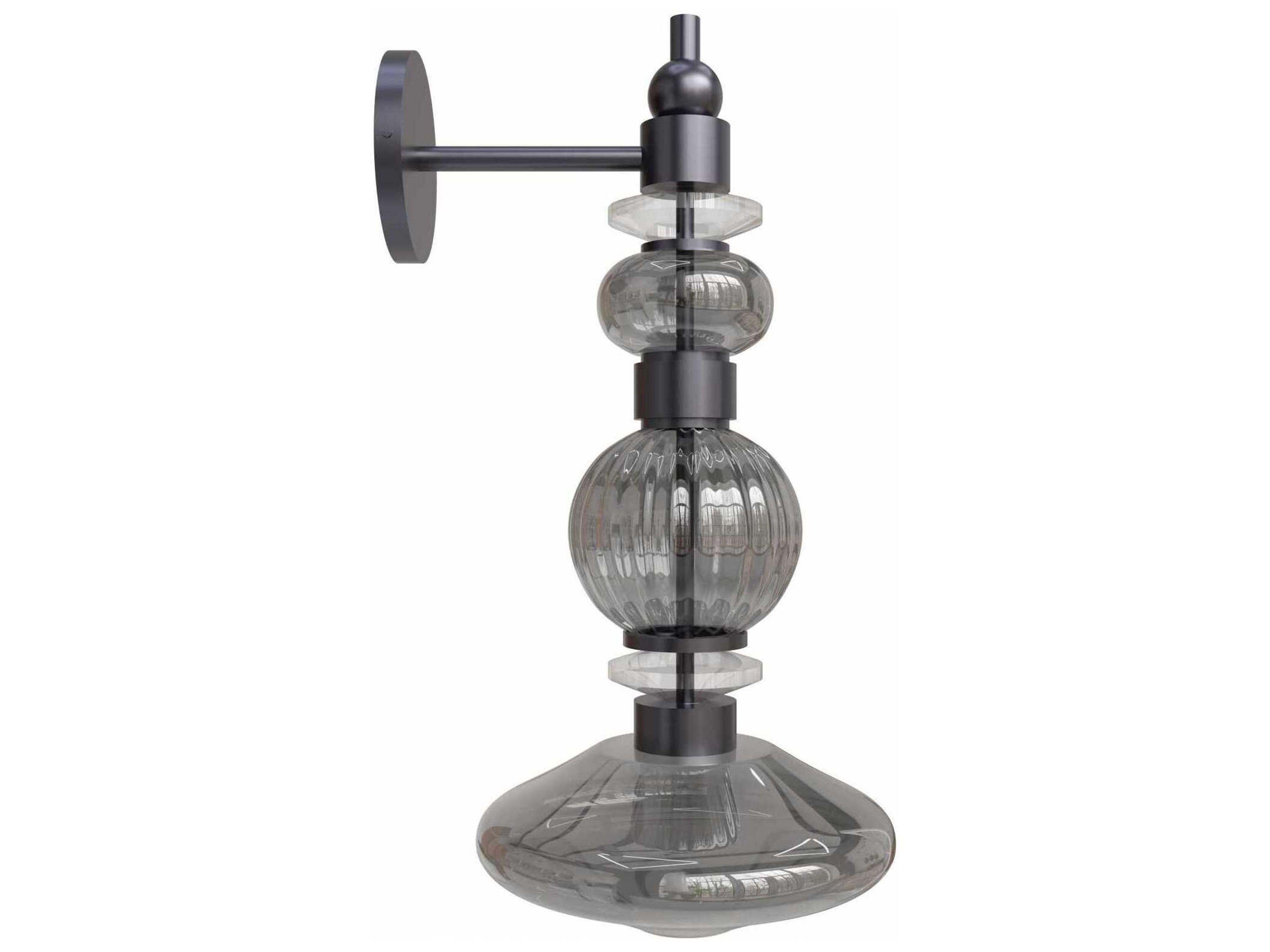 Avenue Lighting Avra 3-Light Black Wall Sconce