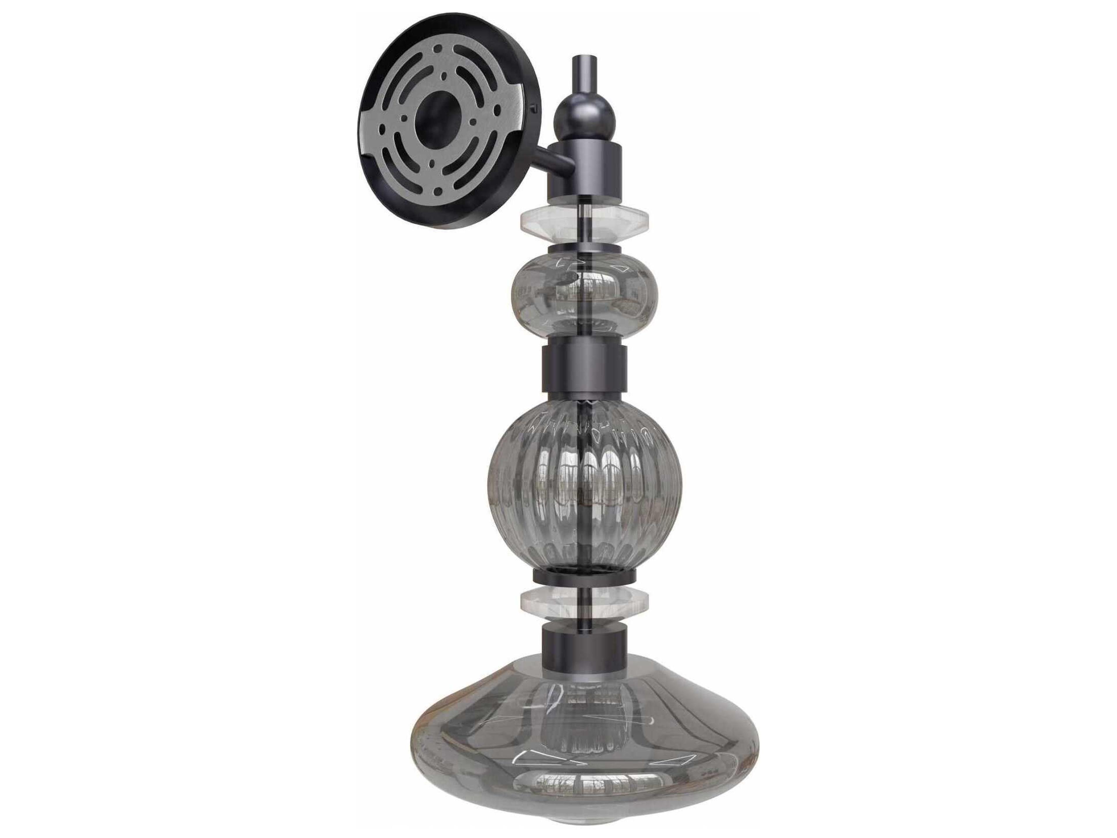 Avenue Lighting Avra 3-Light Black Wall Sconce