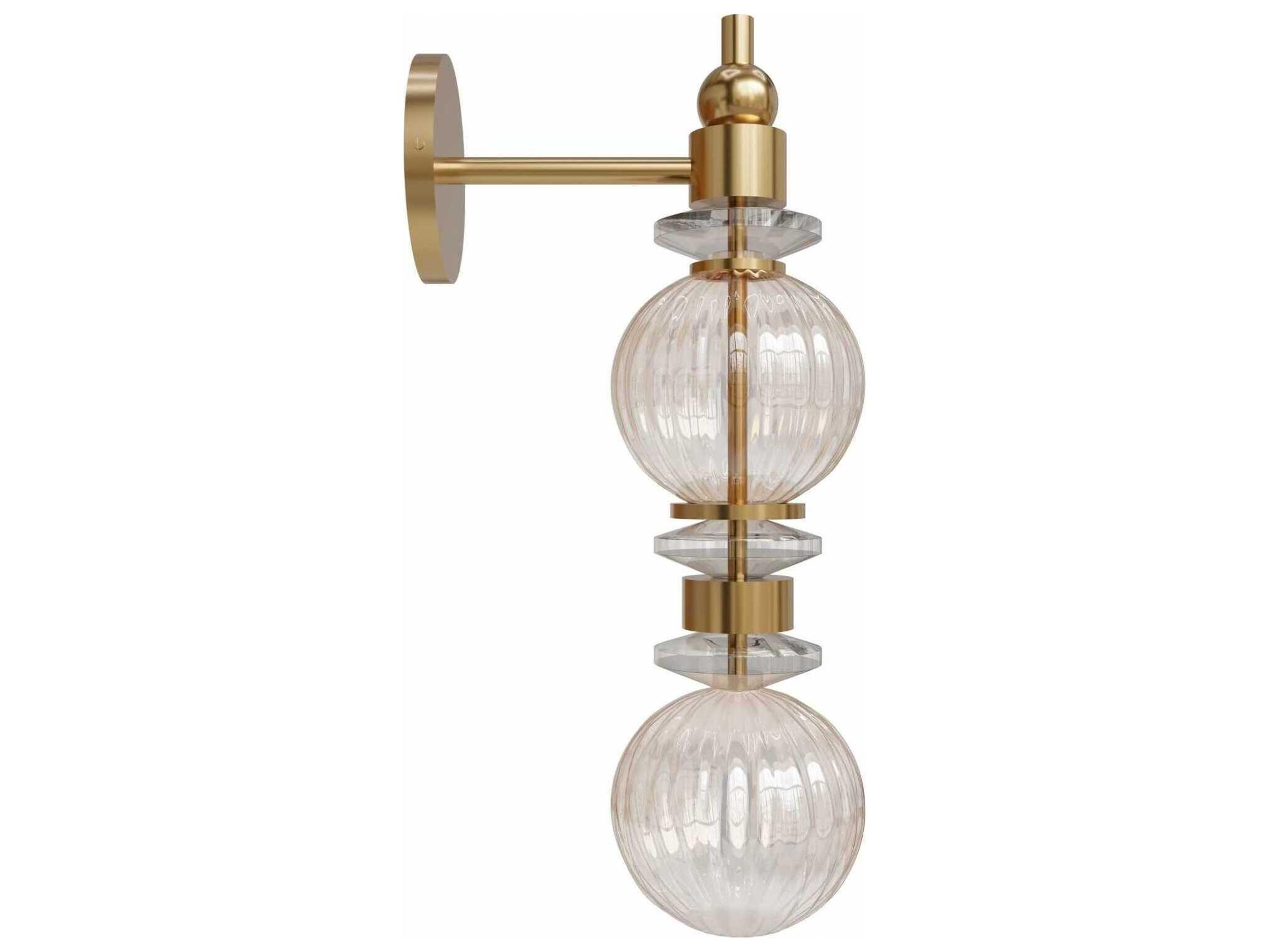 Avenue Lighting Avra Aged Brass Wall Sconce
