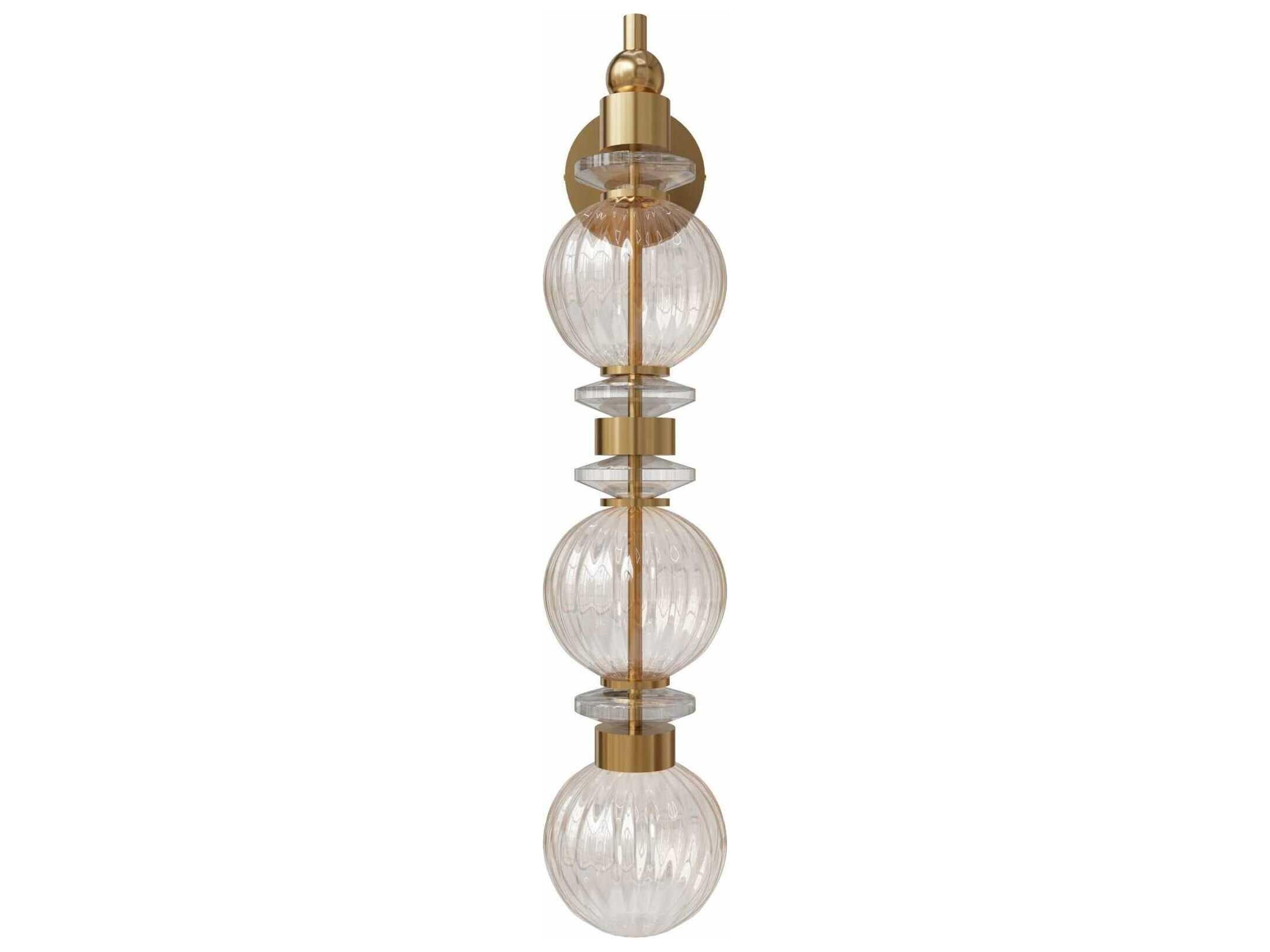 Avra Wall Sconce Modern Aged Brass