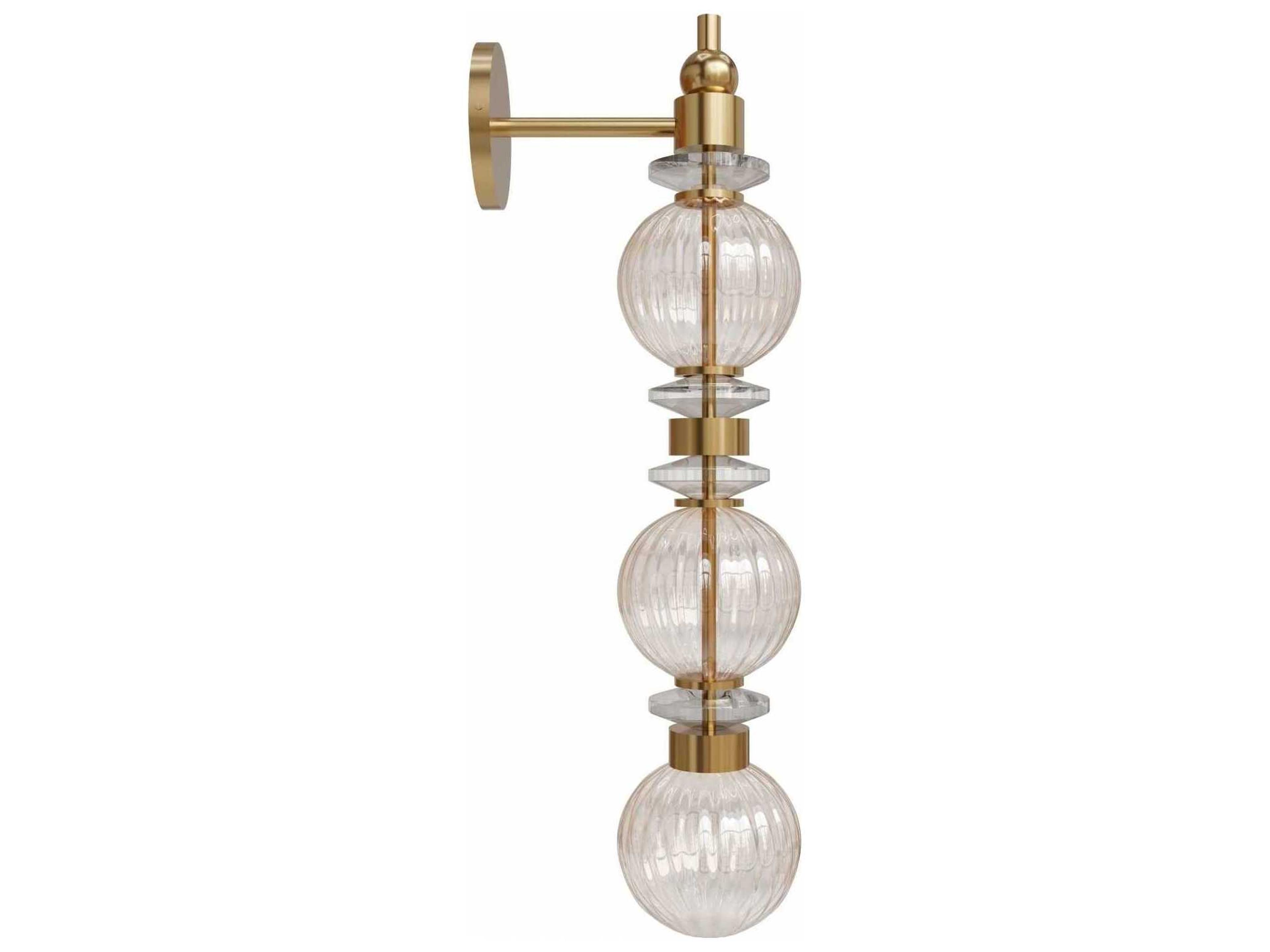 Avenue Lighting Avra Aged Brass Wall Sconce