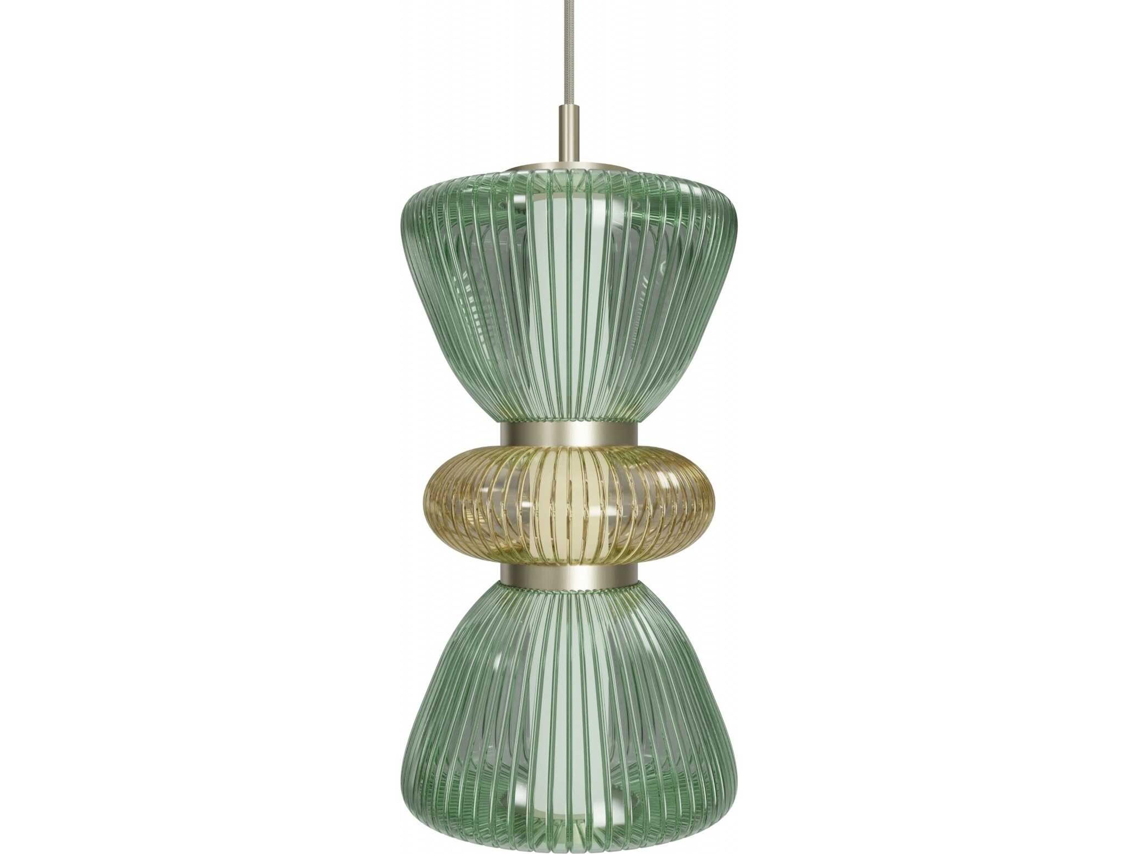 Avenue Lighting Rosewood 2-Light Aged Brass Mini Pendant