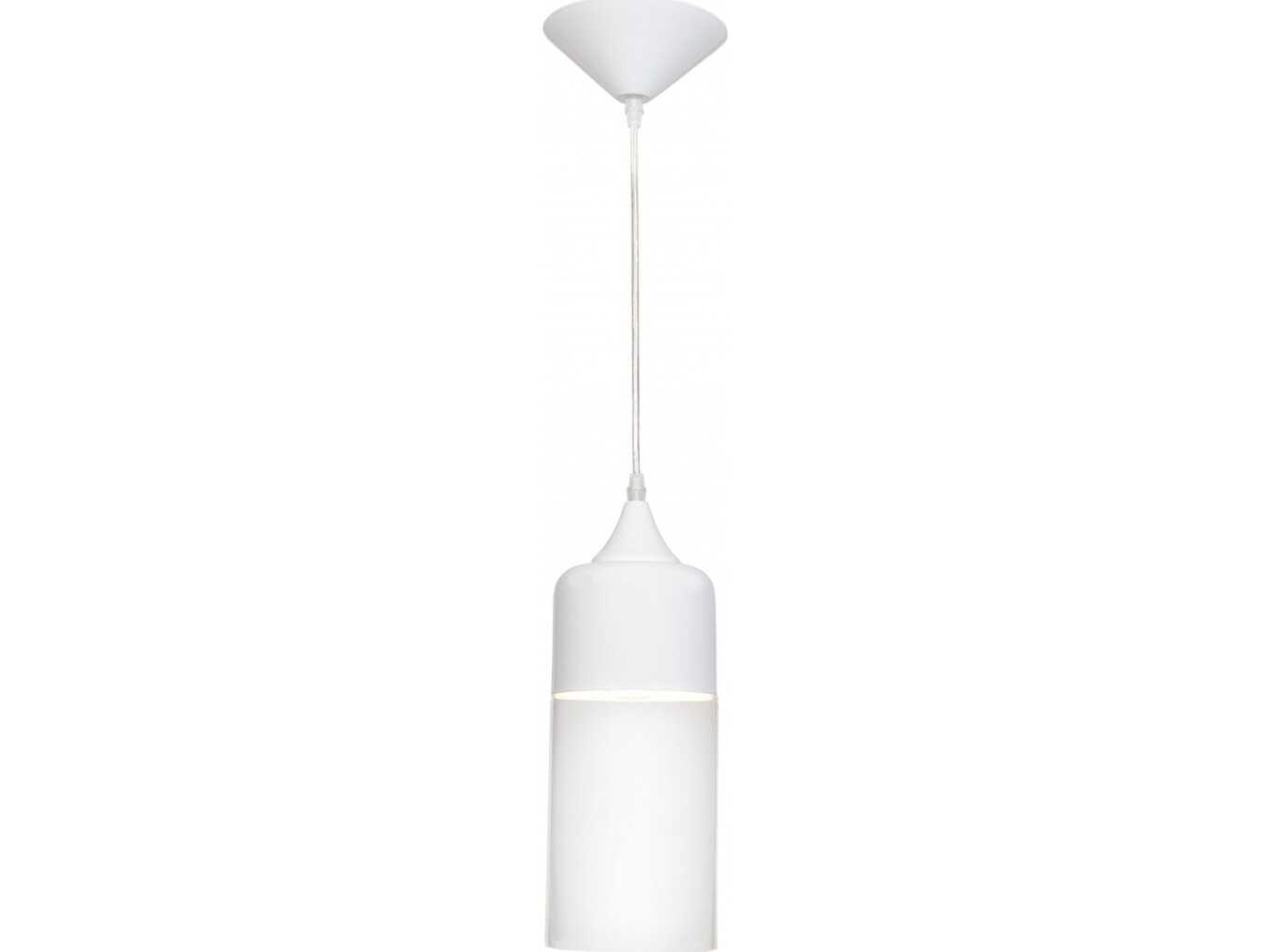Robertson Blvd Pendant Light Modern White