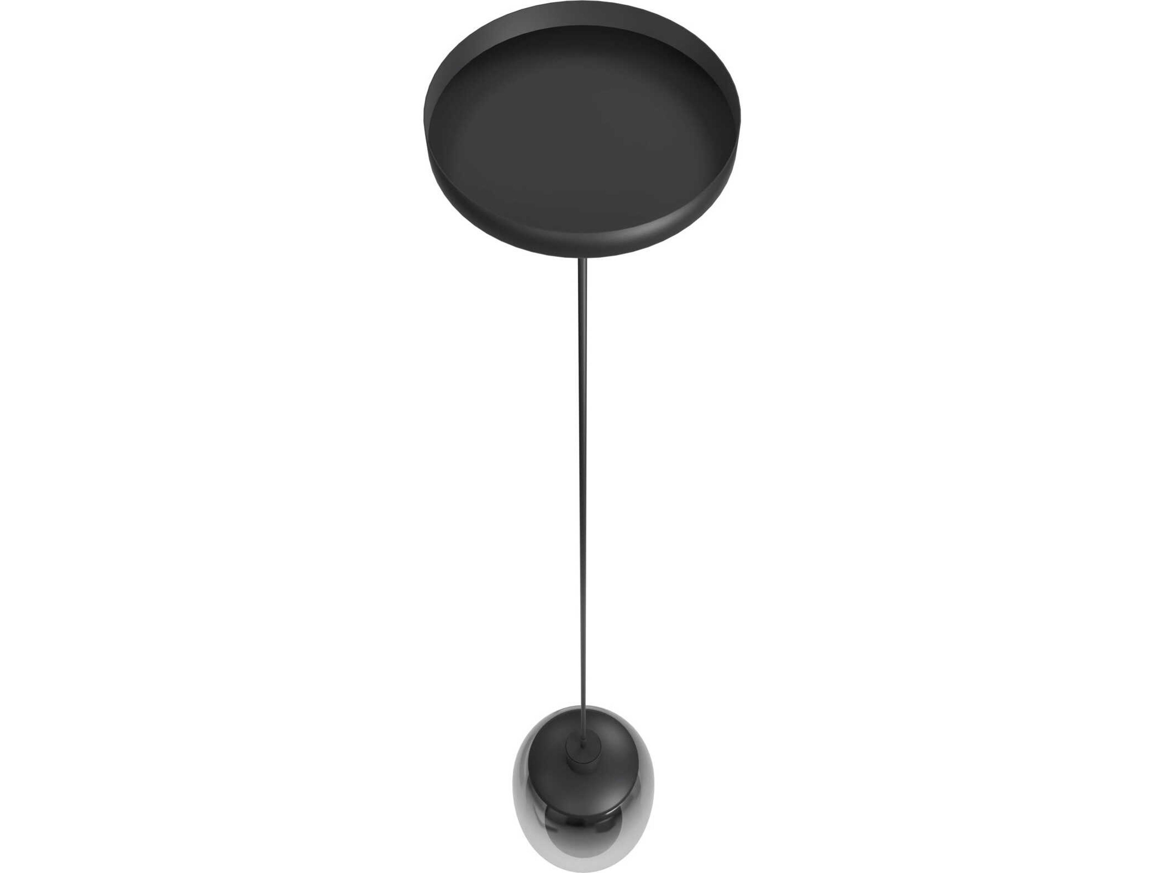 Avenue Lighting Monaco 1-Light Black Cylinder Mini Pendant