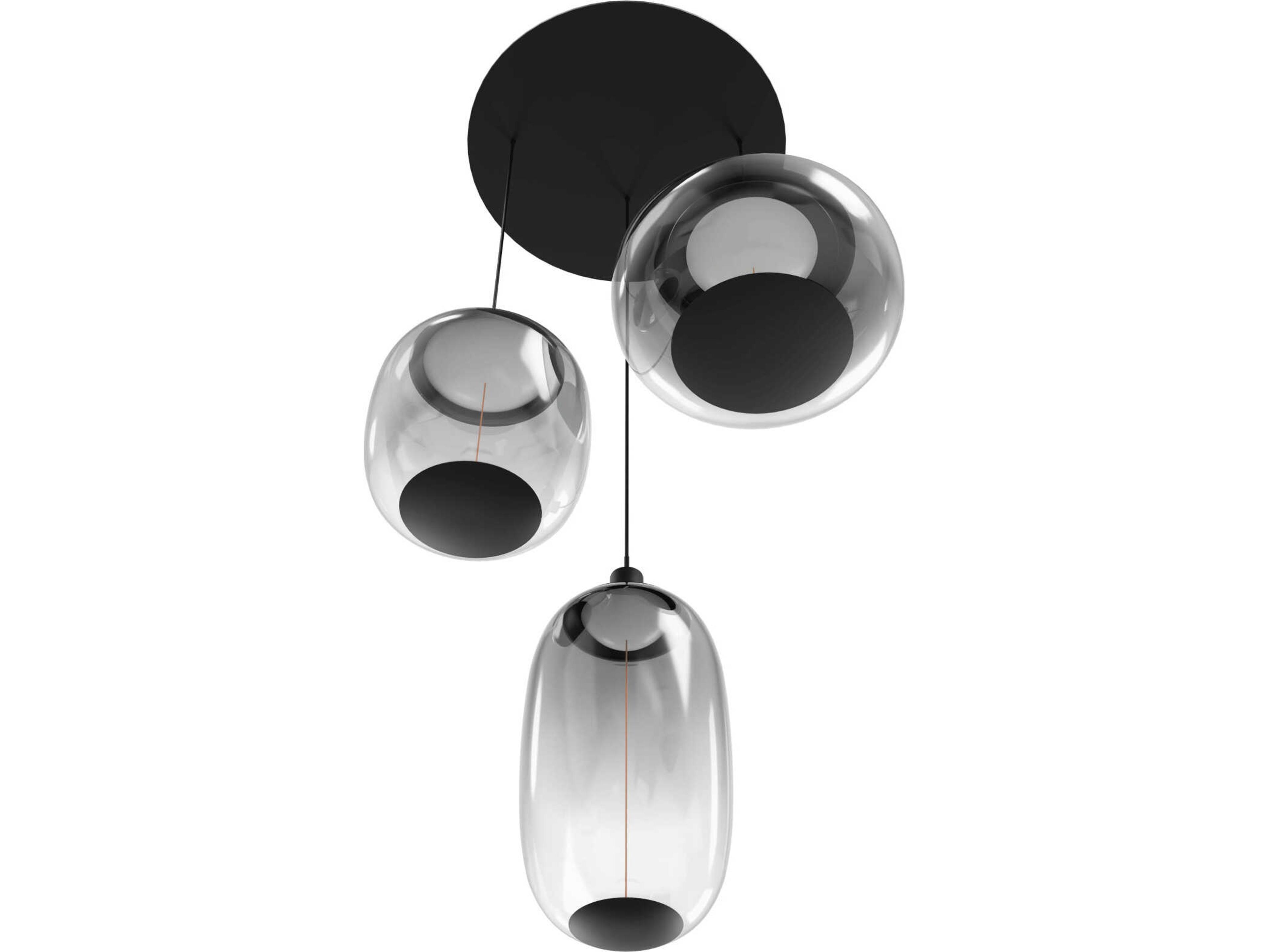 Avenue Lighting Monaco 1-Light Black Mini Pendant
