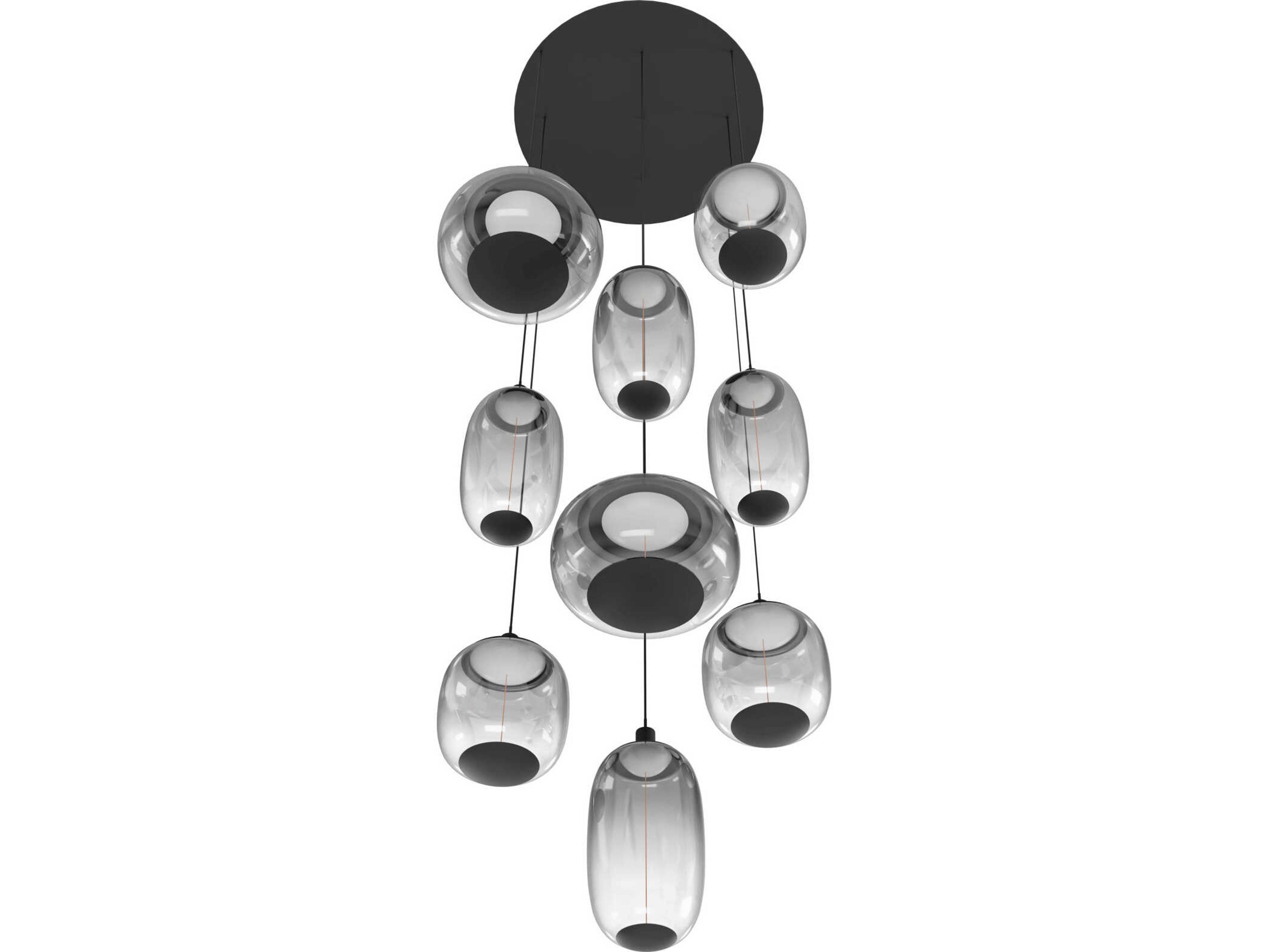 Avenue Lighting Monaco 1-Light Black Pendant