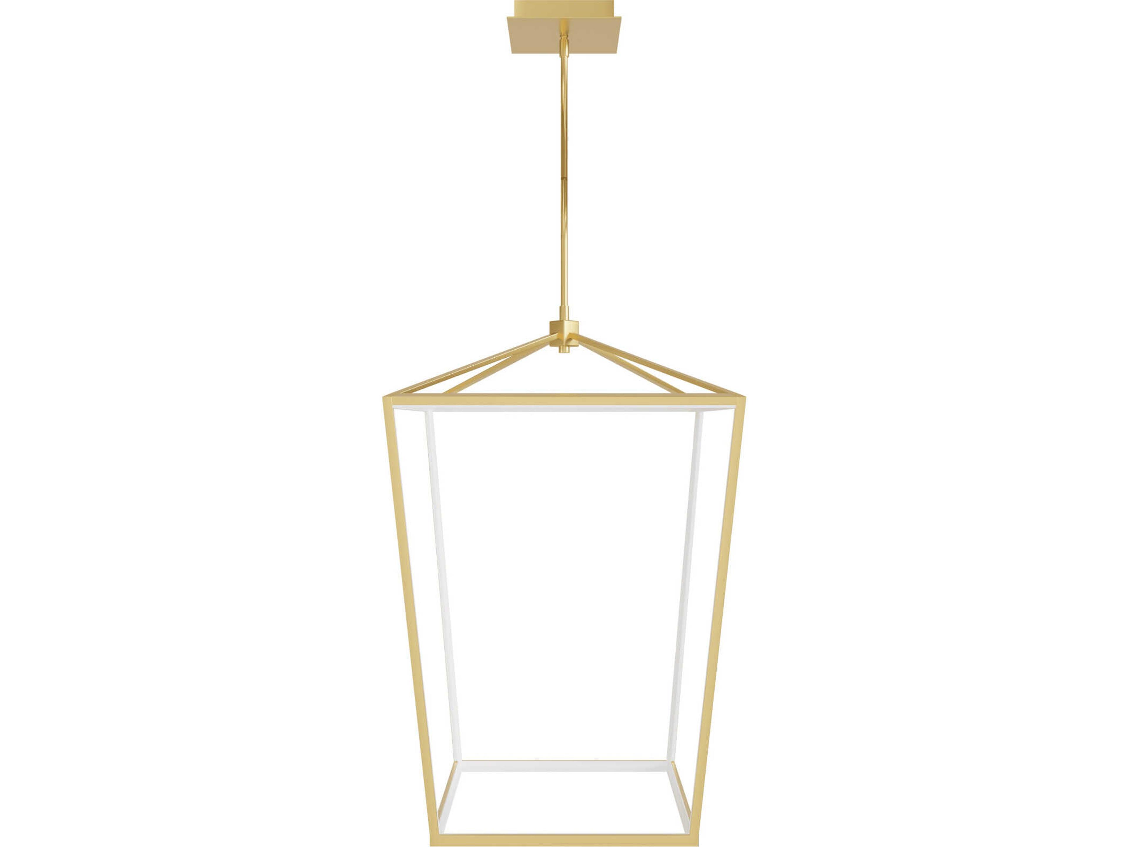 Park Ave Pendant Gold LED Modern Lantern